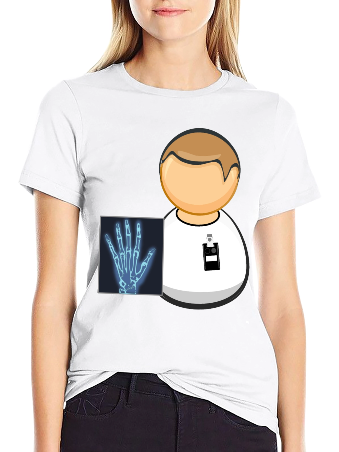 Radiology Hand X-Ray Graphic Tee