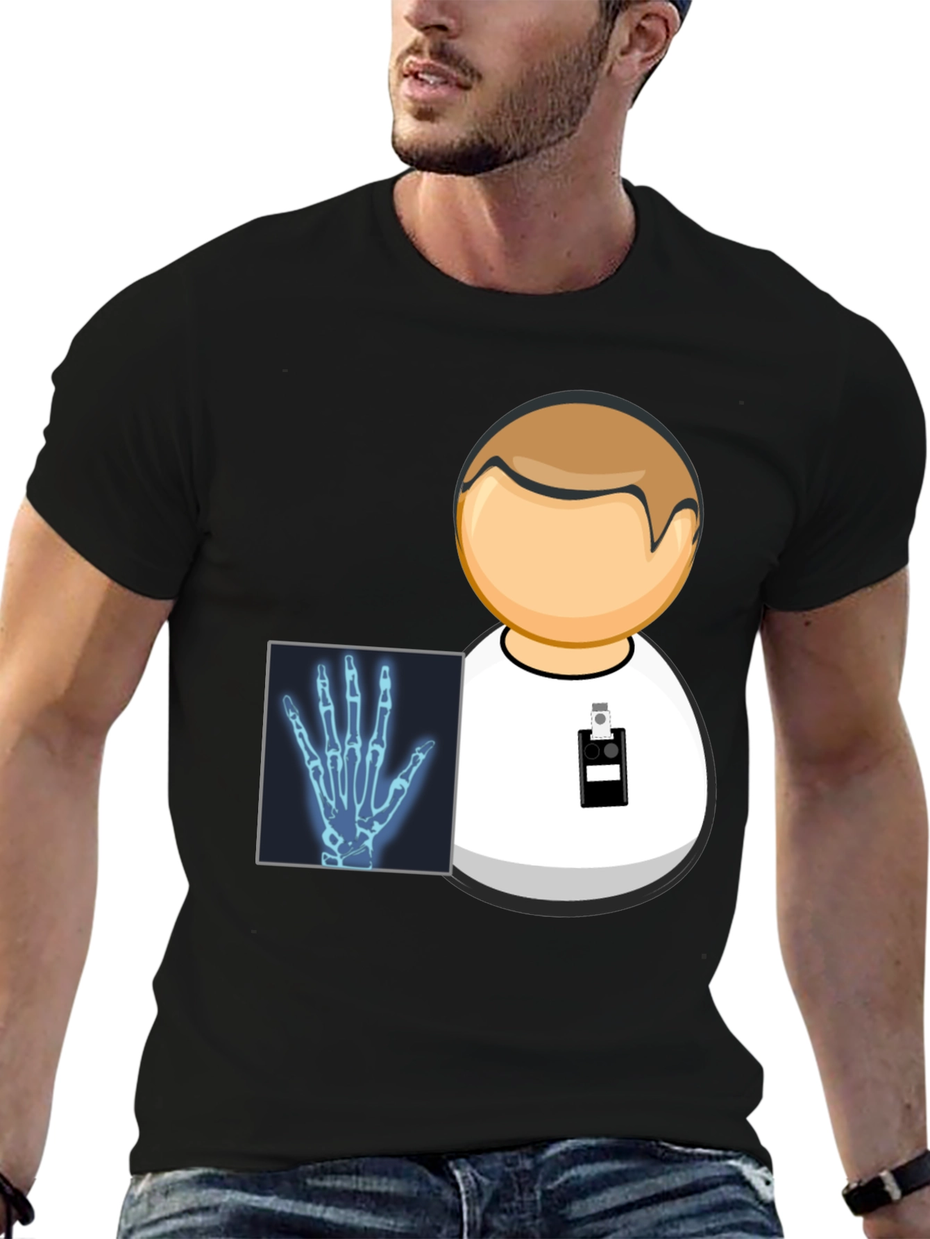 Radiology Hand X-Ray Graphic Tee