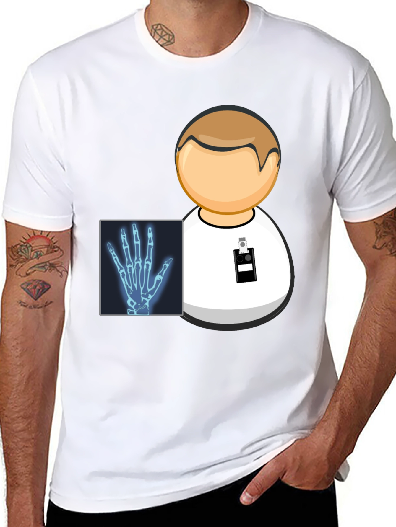 Radiology Hand X-Ray Graphic Tee