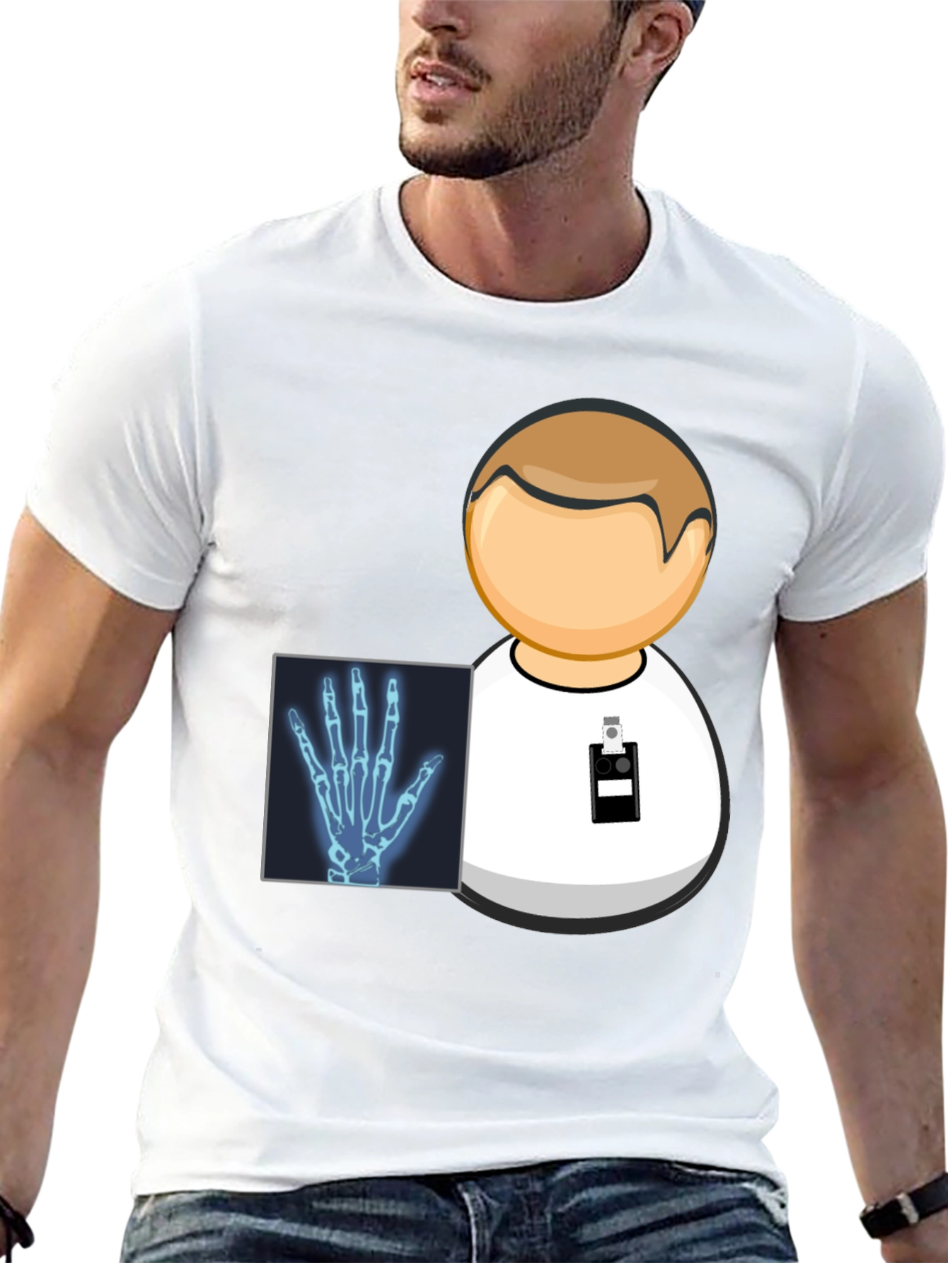 Radiology Hand X-Ray Graphic Tee