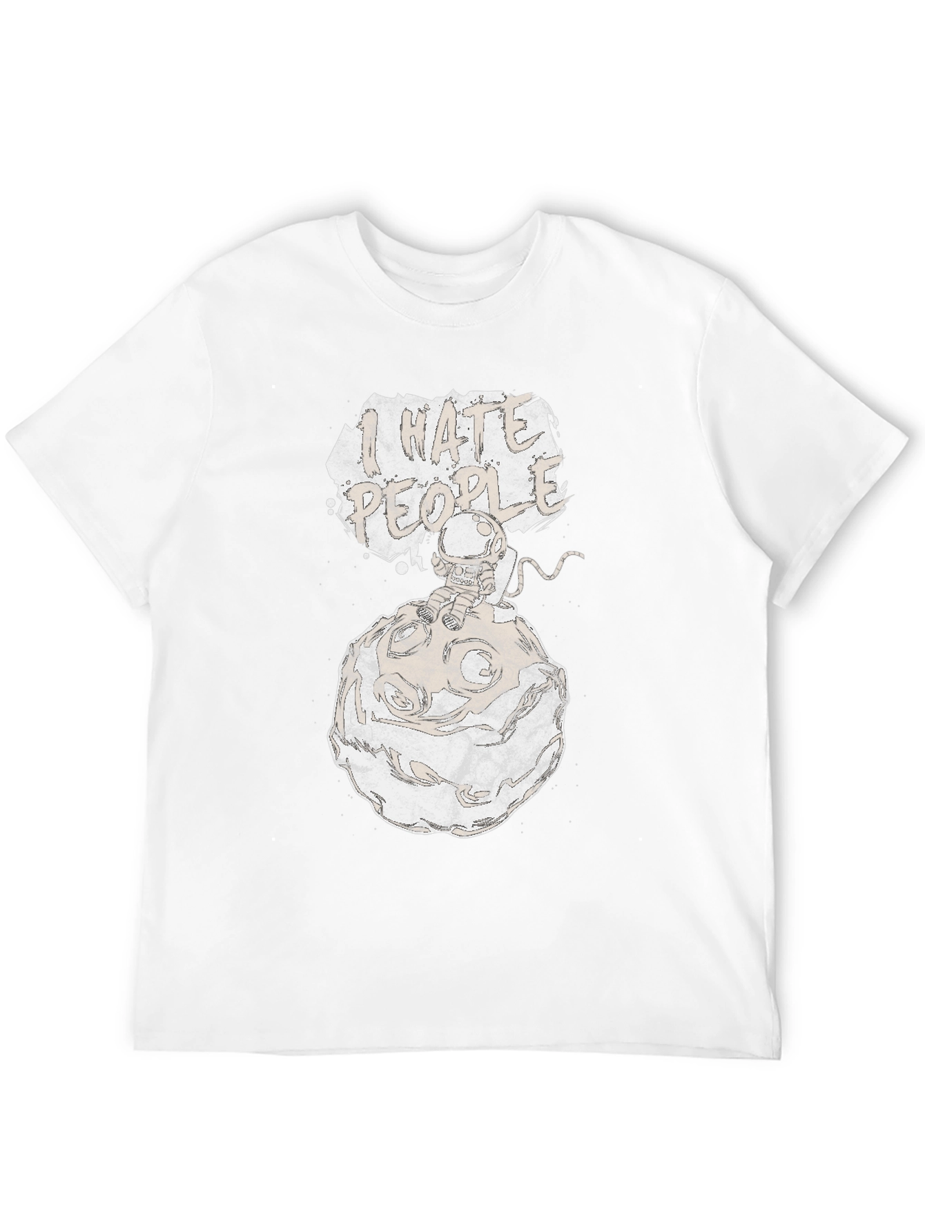 I Hate People Graphic T-Shirt - Unique Design