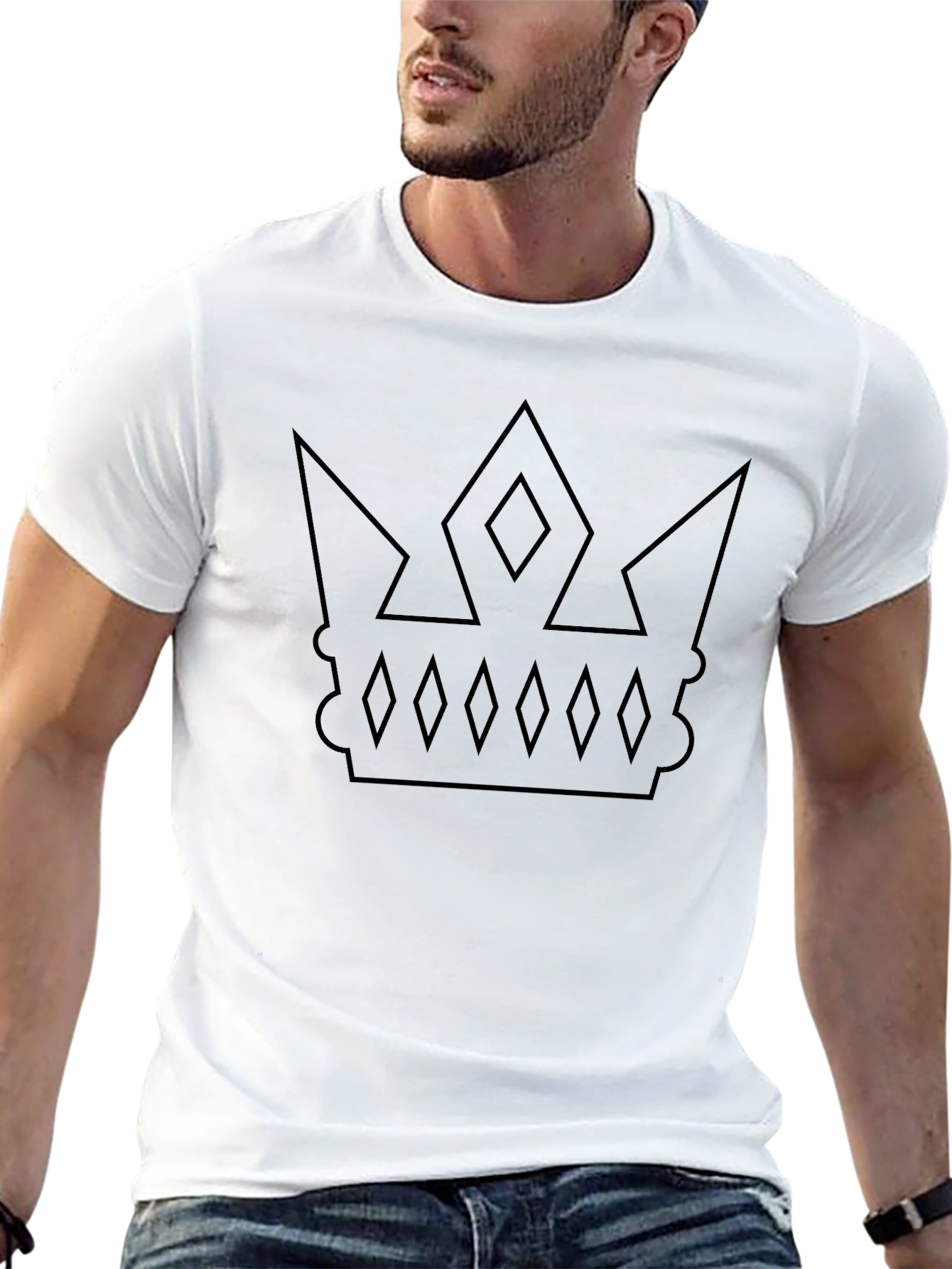 Crown Graphic Tee - Modern Style