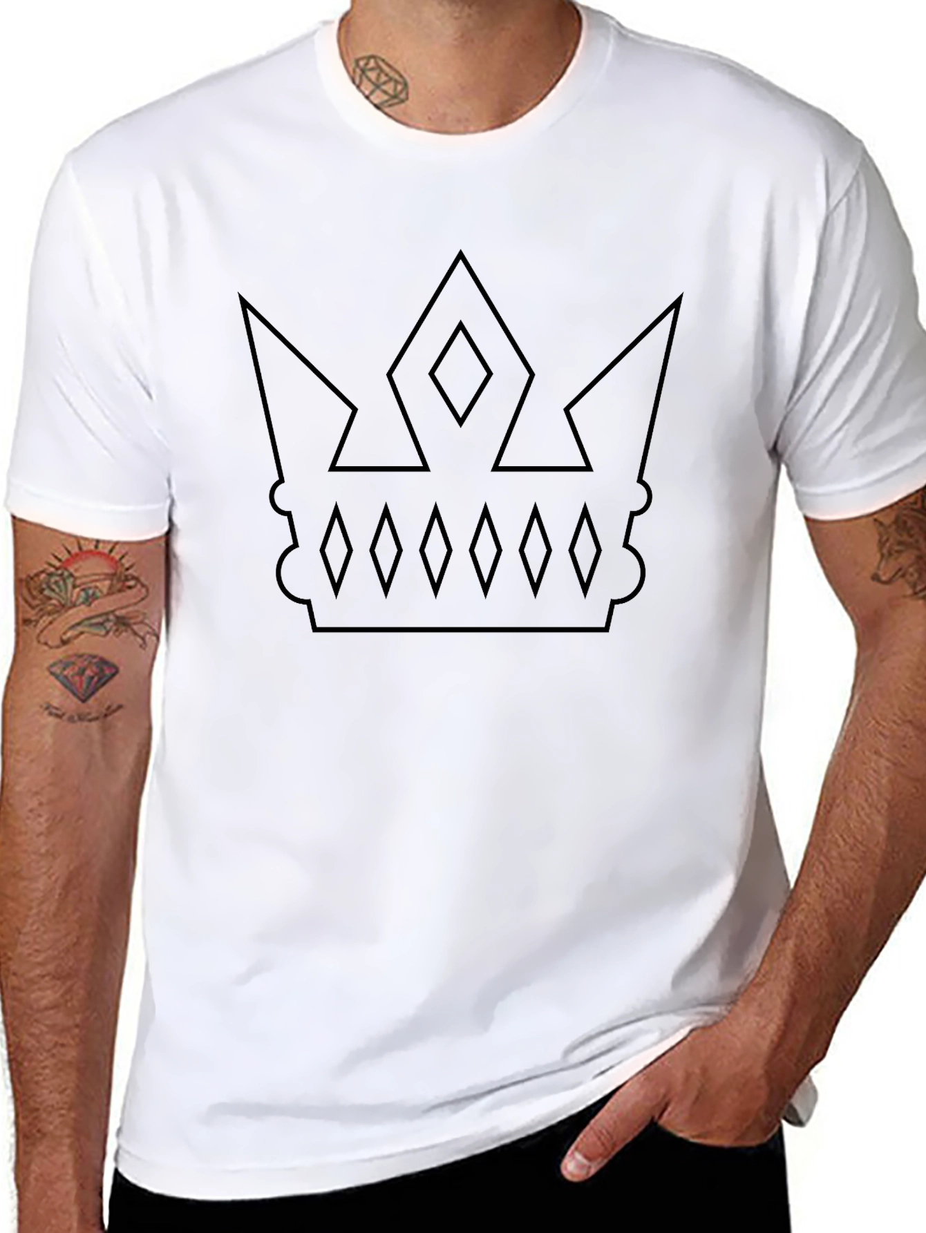 Crown Graphic Tee - Modern Style