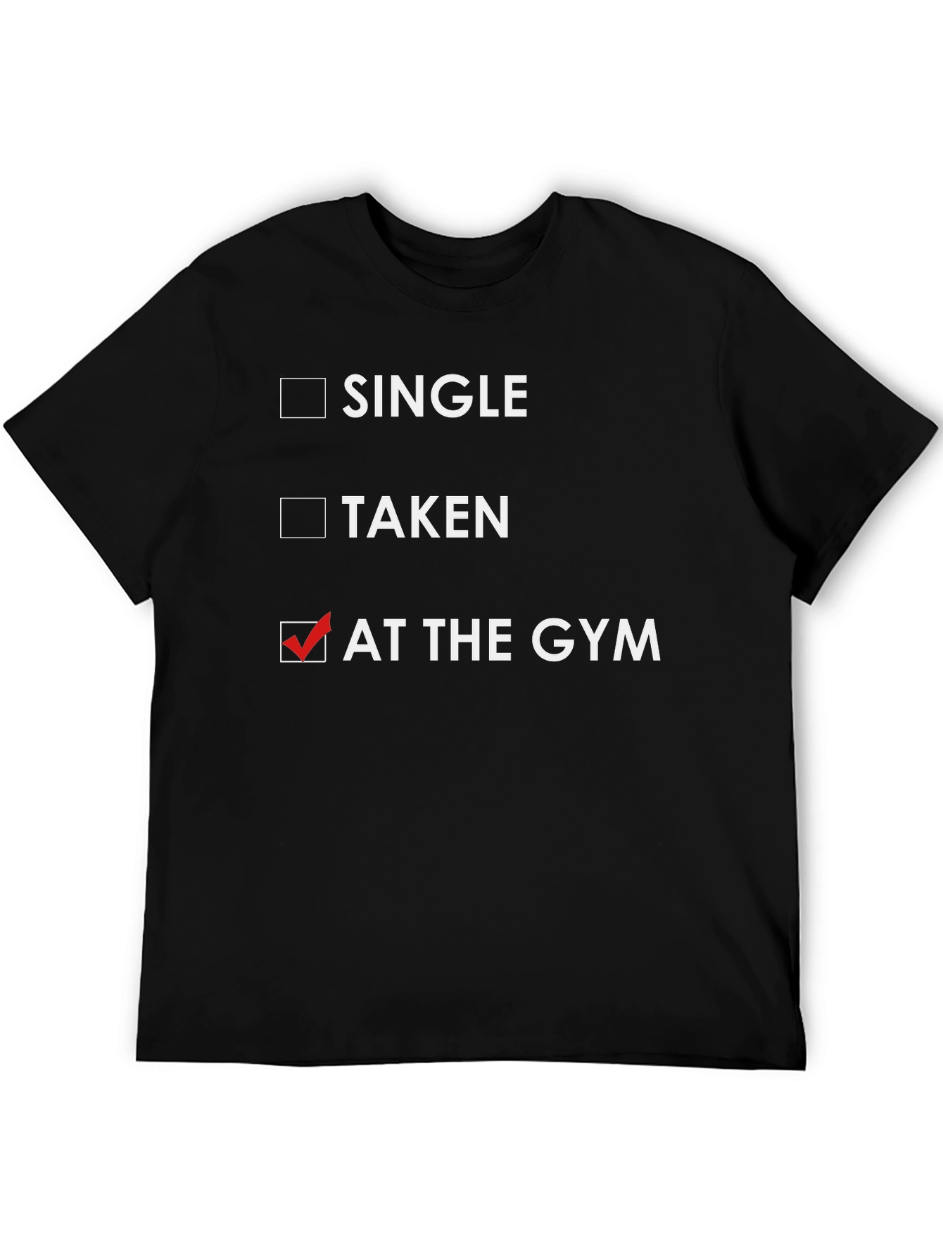 At The Gym T-Shirt - Fitness Humor Tee