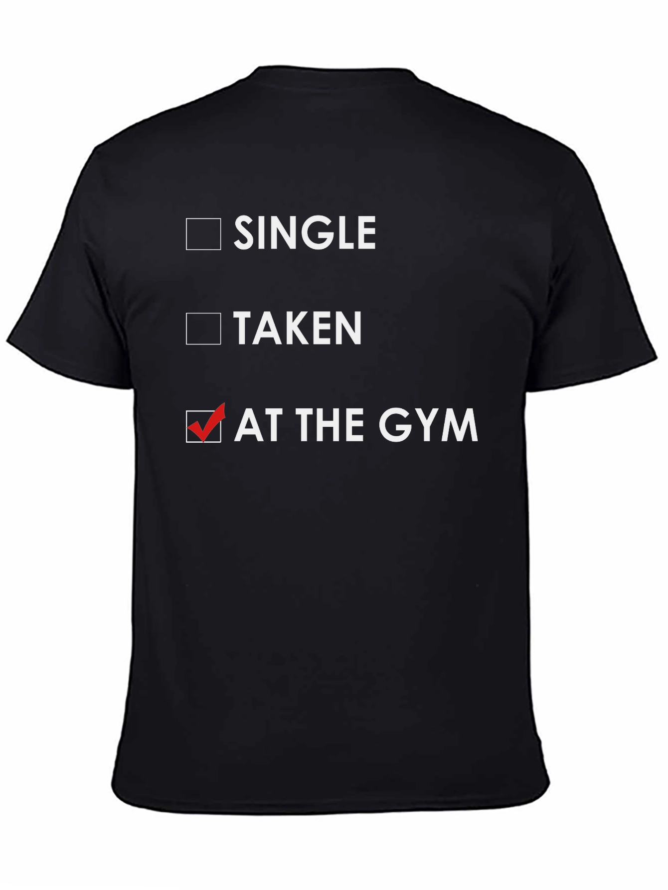 At The Gym T-Shirt - Fitness Humor Tee