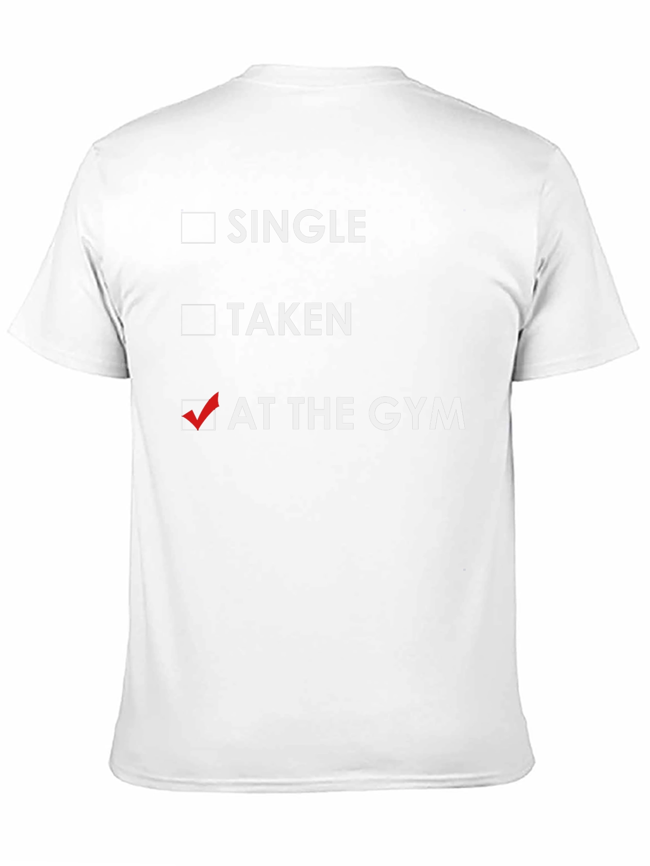 At The Gym T-Shirt - Fitness Humor Tee