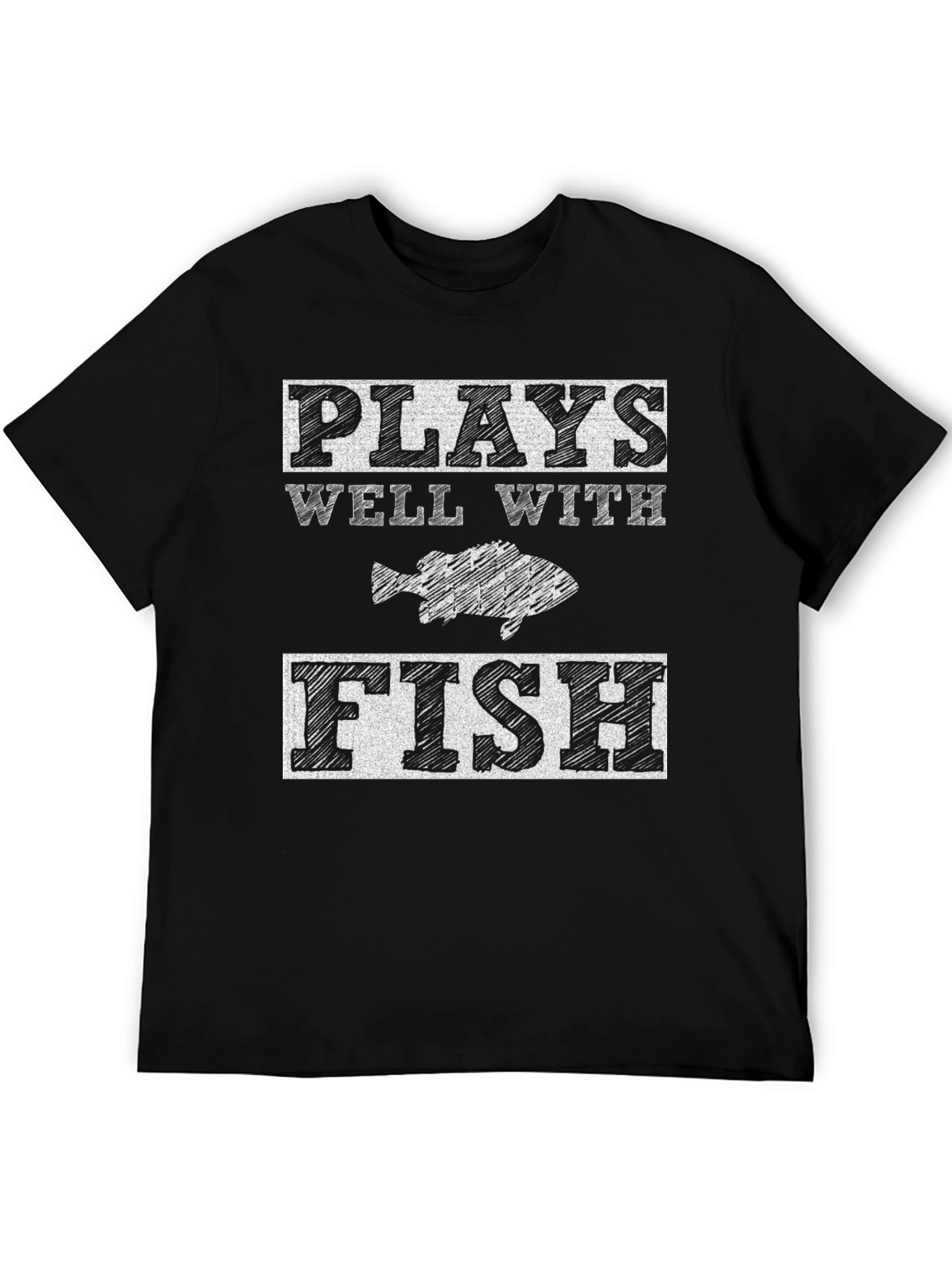 Plays Well With Fish Graphic Tee