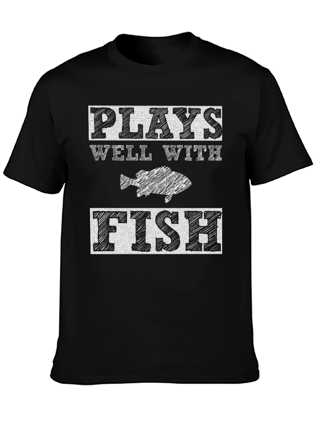Plays Well With Fish Graphic Tee