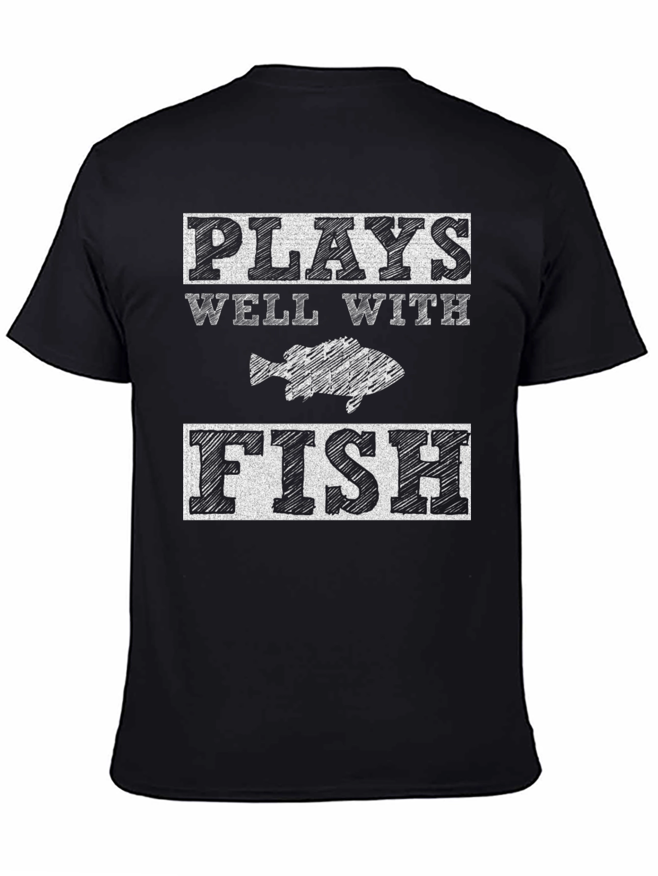 Plays Well With Fish Graphic Tee