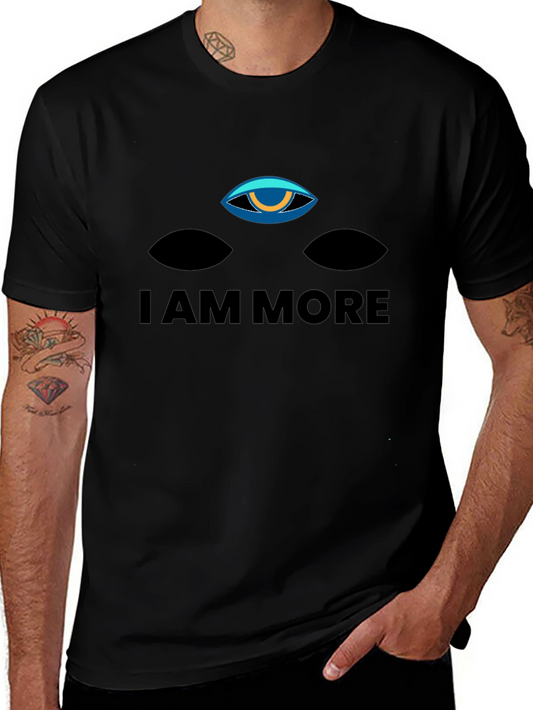 I AM MORE Graphic Tee - Stylish Black T-Shirt