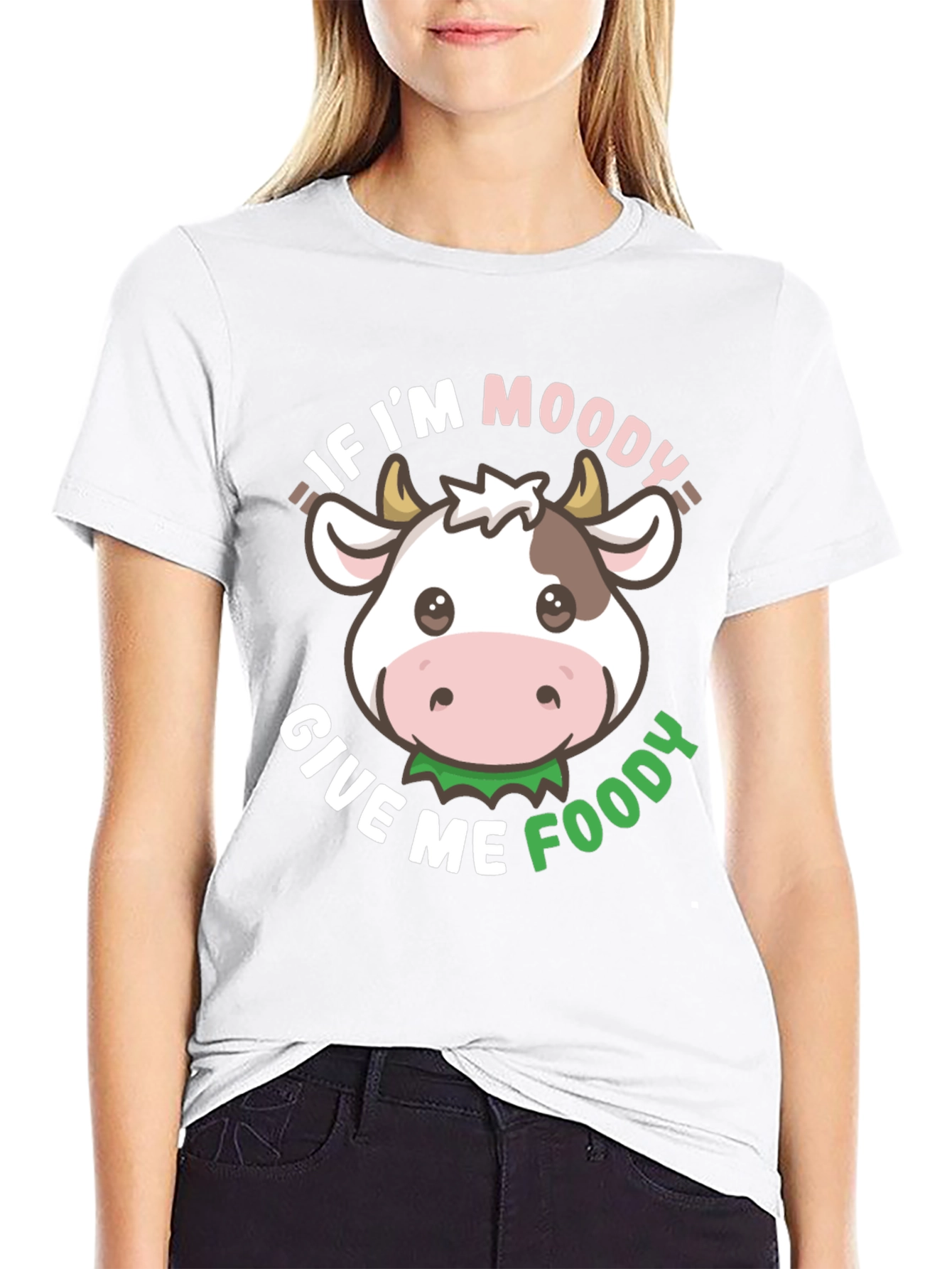 Moody Cow T-Shirt - Give Me Foody!