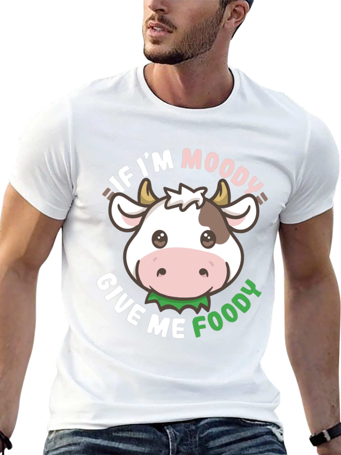 Moody Cow T-Shirt - Give Me Foody!