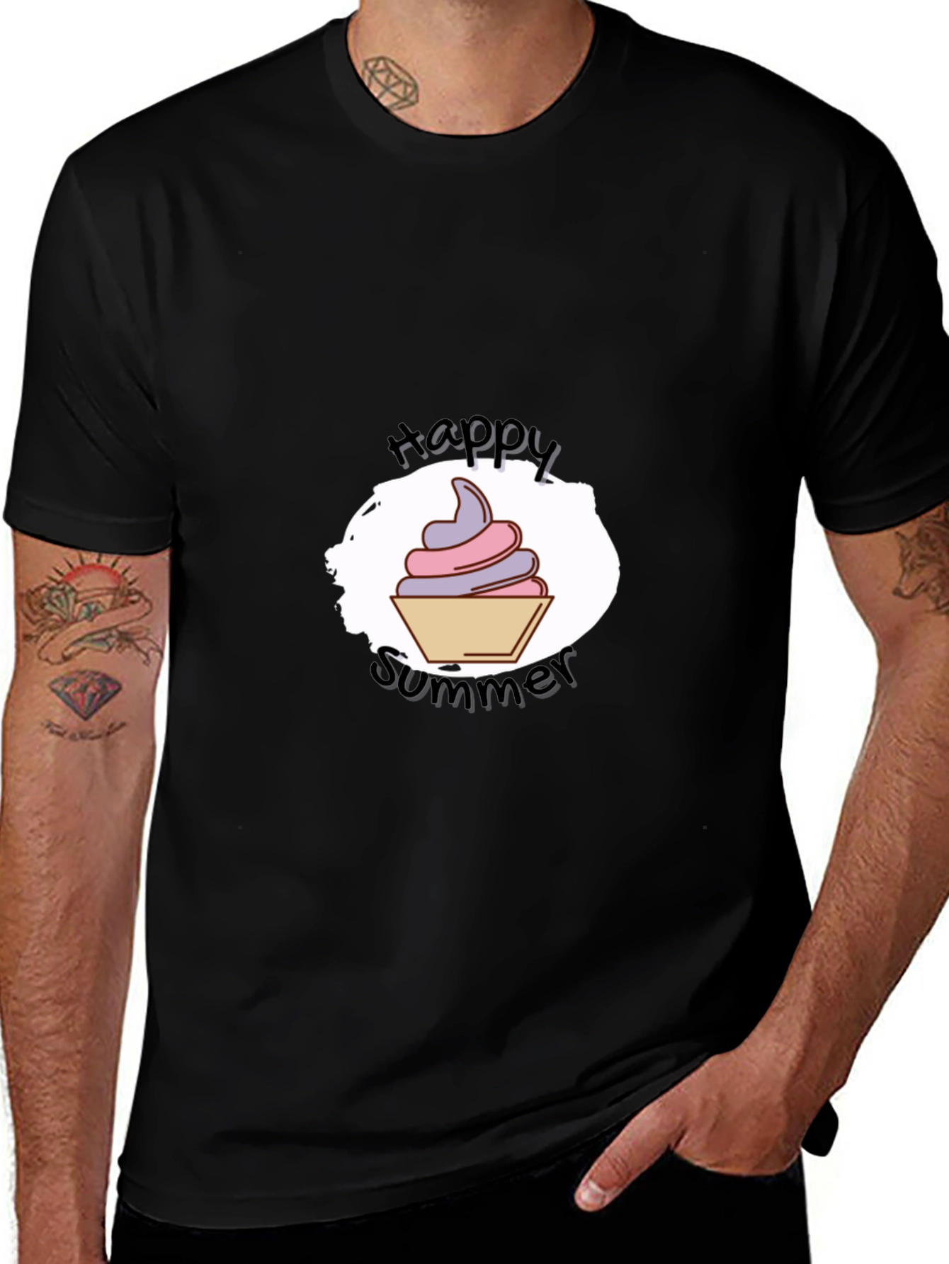 Happy Summer Ice Cream T-Shirt