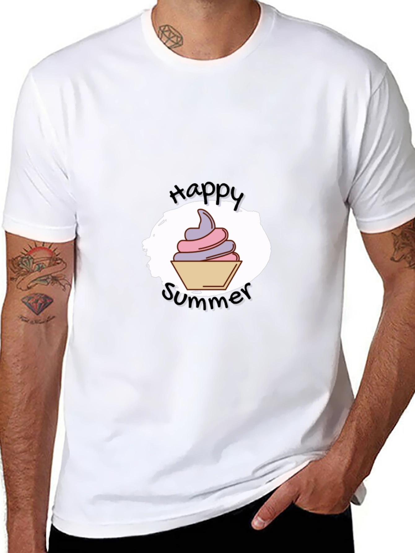 Happy Summer Ice Cream T-Shirt
