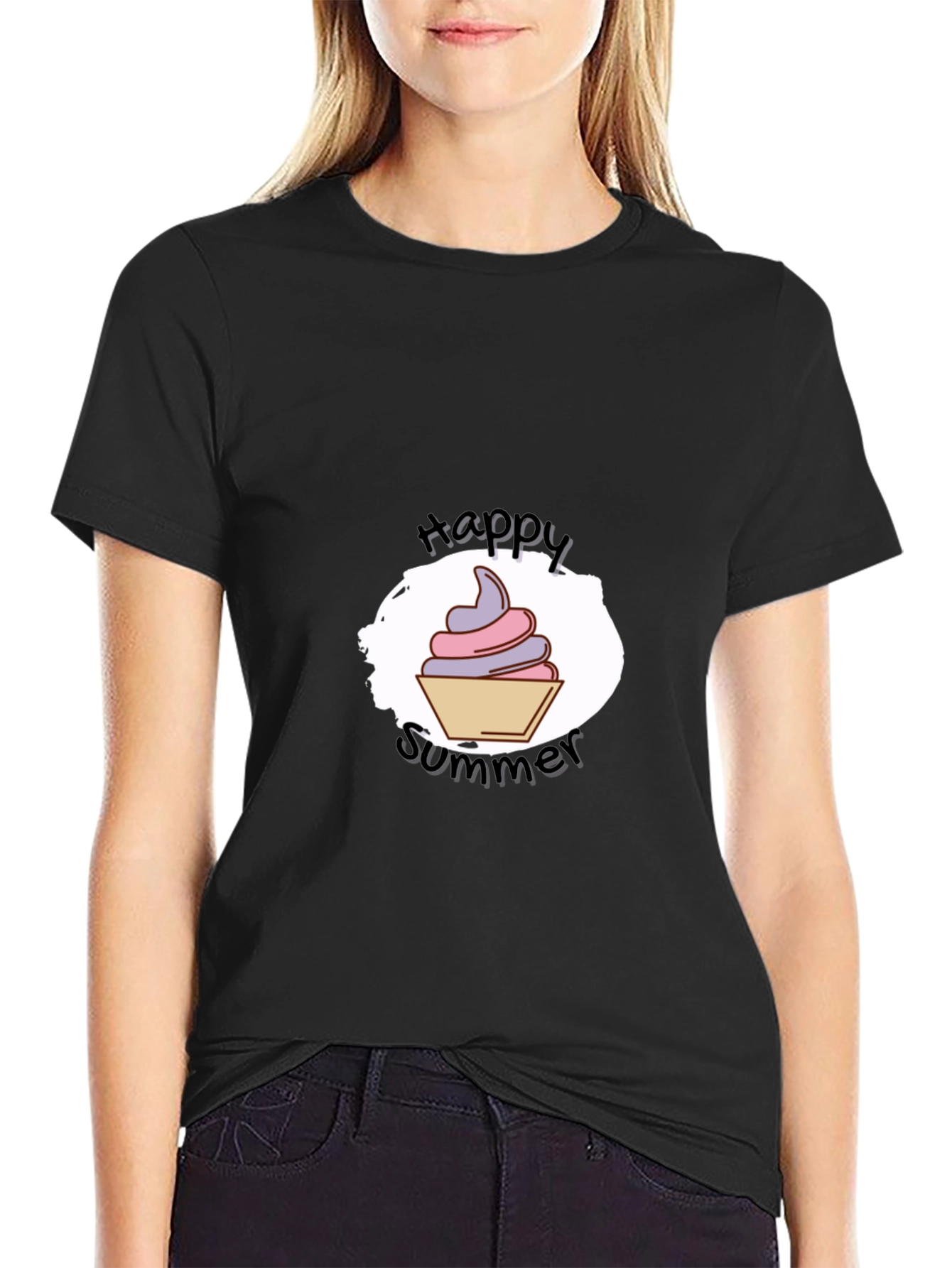 Happy Summer Ice Cream T-Shirt