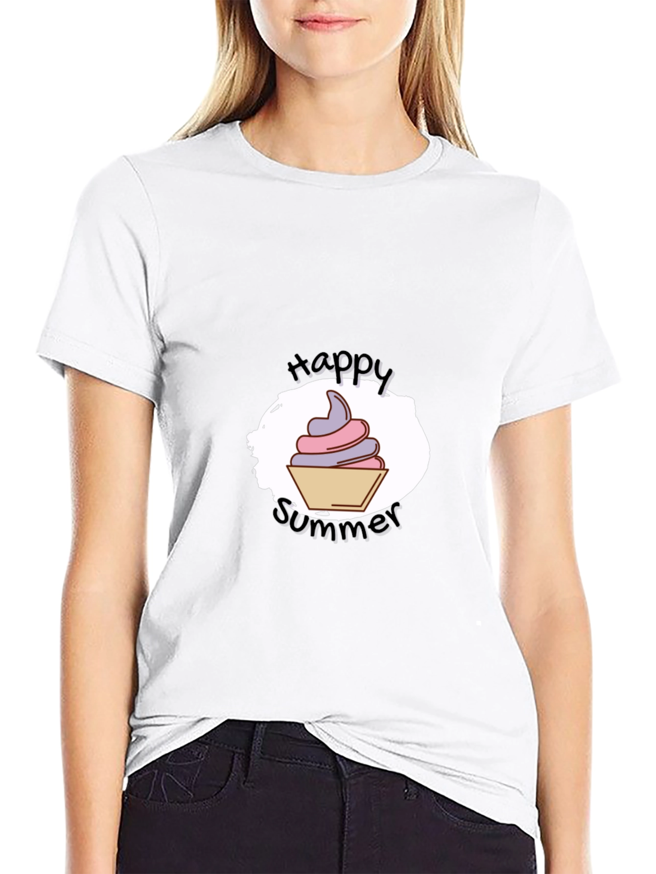 Happy Summer Ice Cream T-Shirt