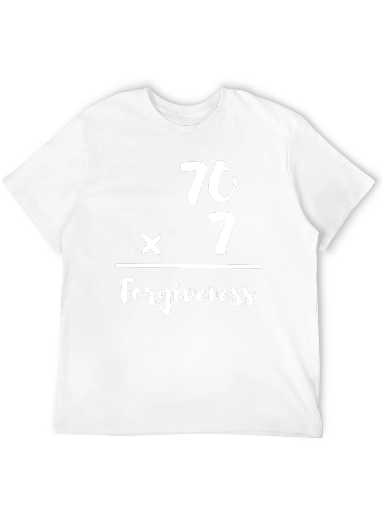 70x7 Forgiveness Graphic Tee - Black