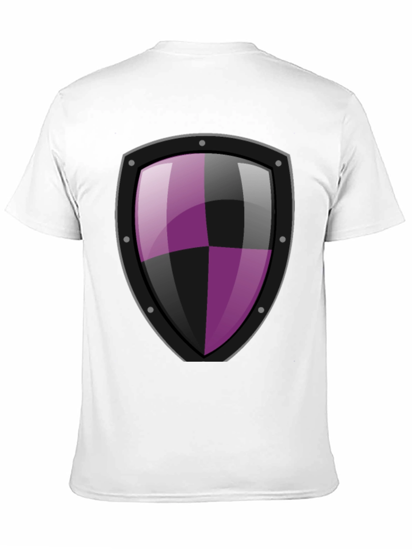 Shield Graphic T-Shirt - Black Cotton Tee