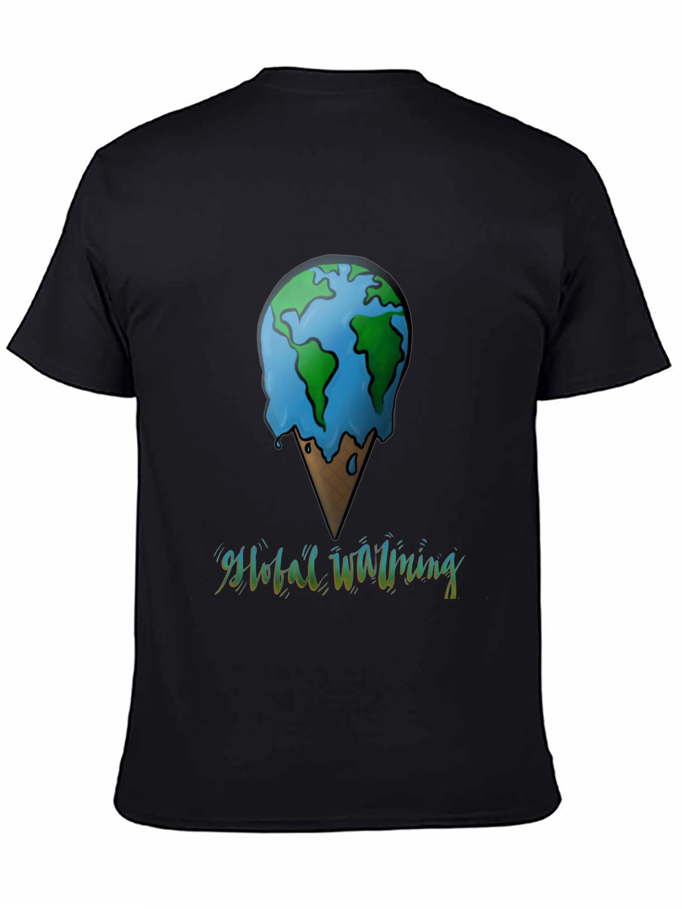Global Warming Tee - Earth Ice Cream Cone
