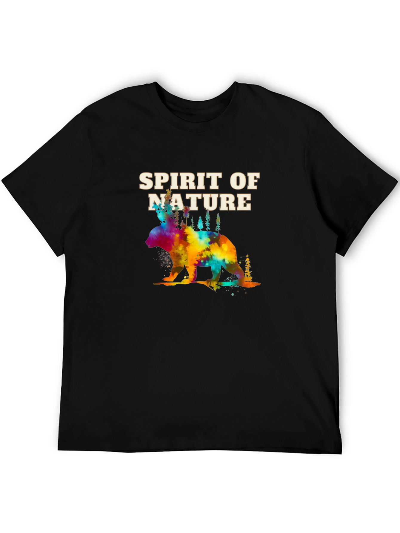 Spirit of Nature Graphic T-Shirt - Unisex Casual Tee