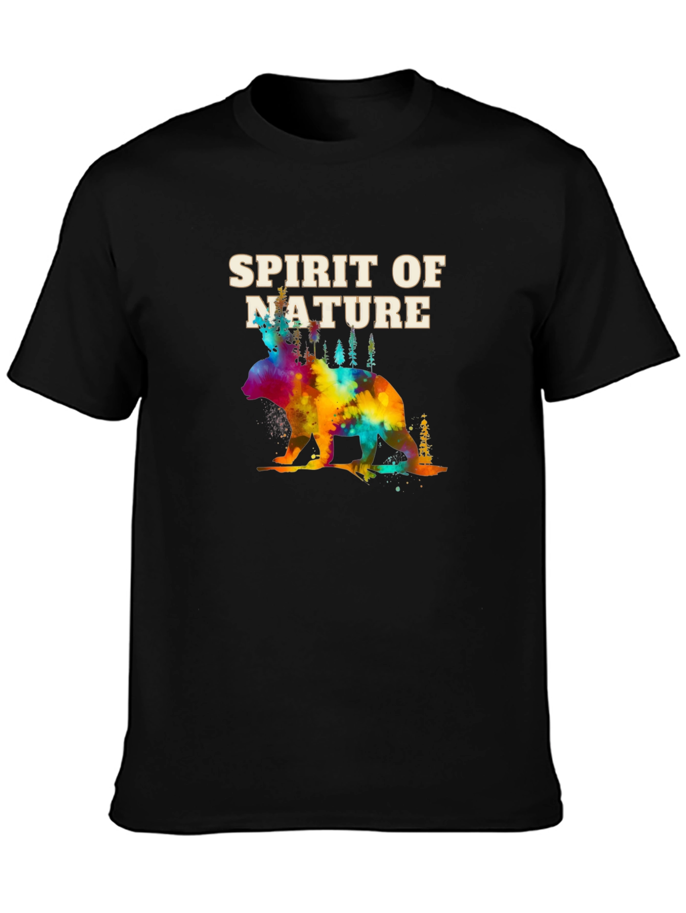 Spirit of Nature Graphic T-Shirt - Unisex Casual Tee