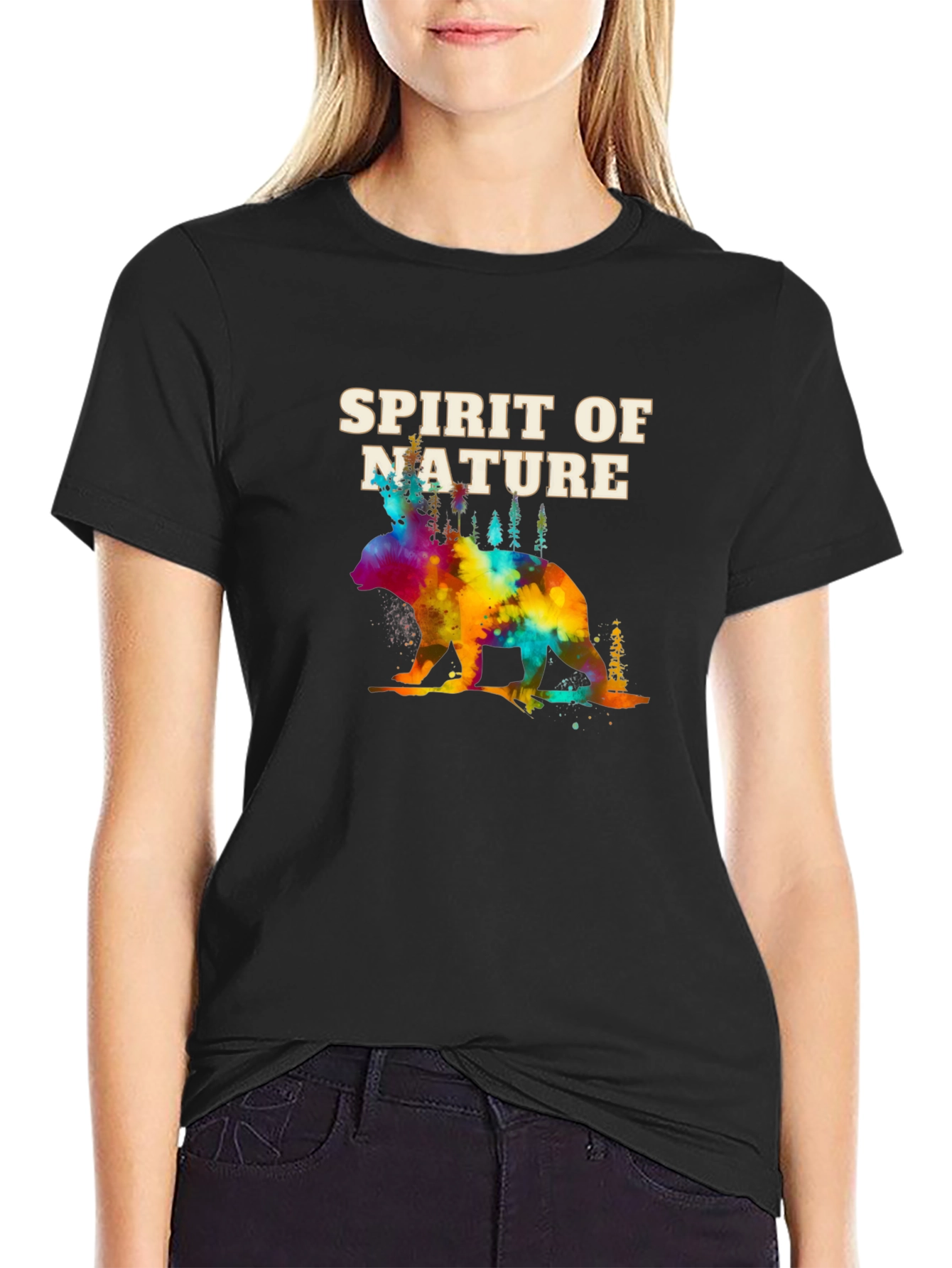 Spirit of Nature Graphic T-Shirt - Unisex Casual Tee