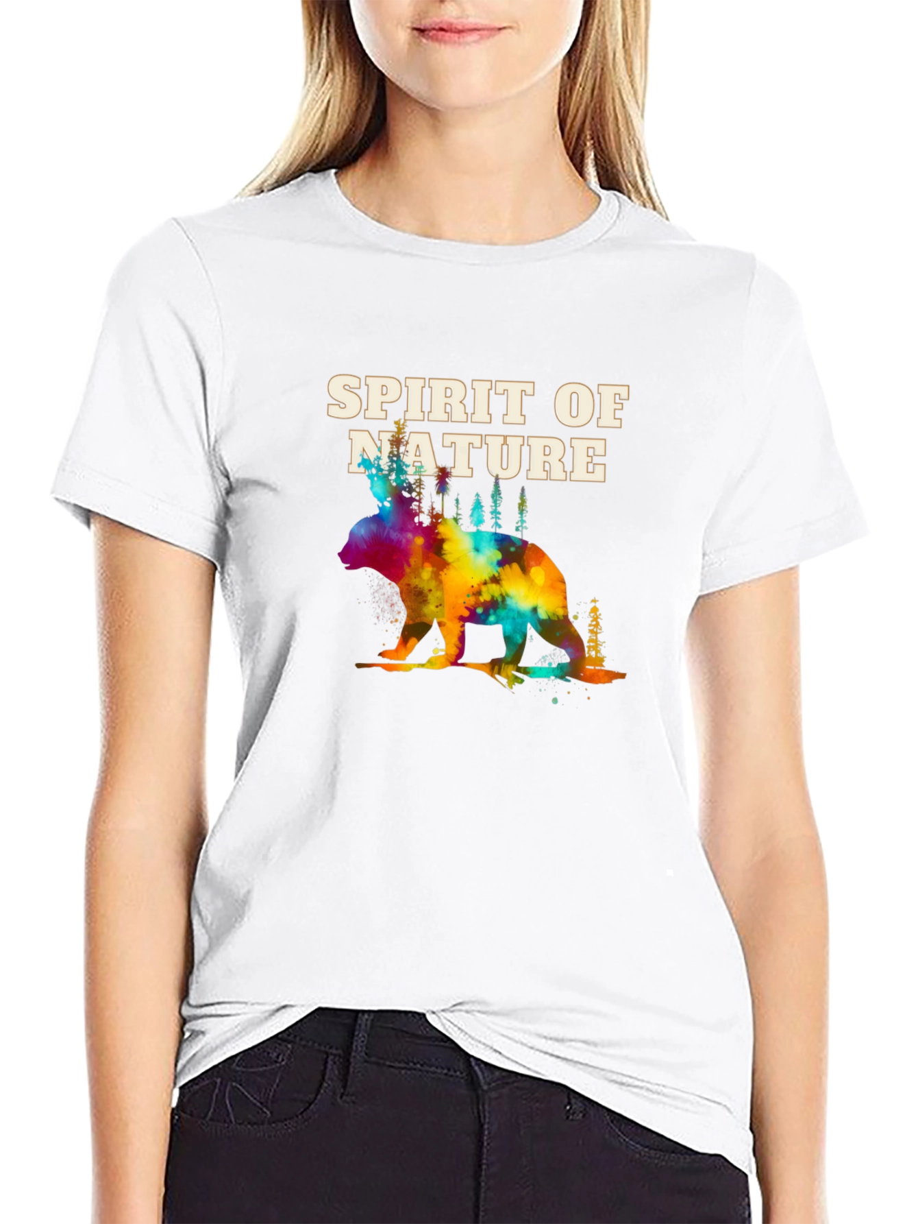 Spirit of Nature Graphic T-Shirt - Unisex Casual Tee