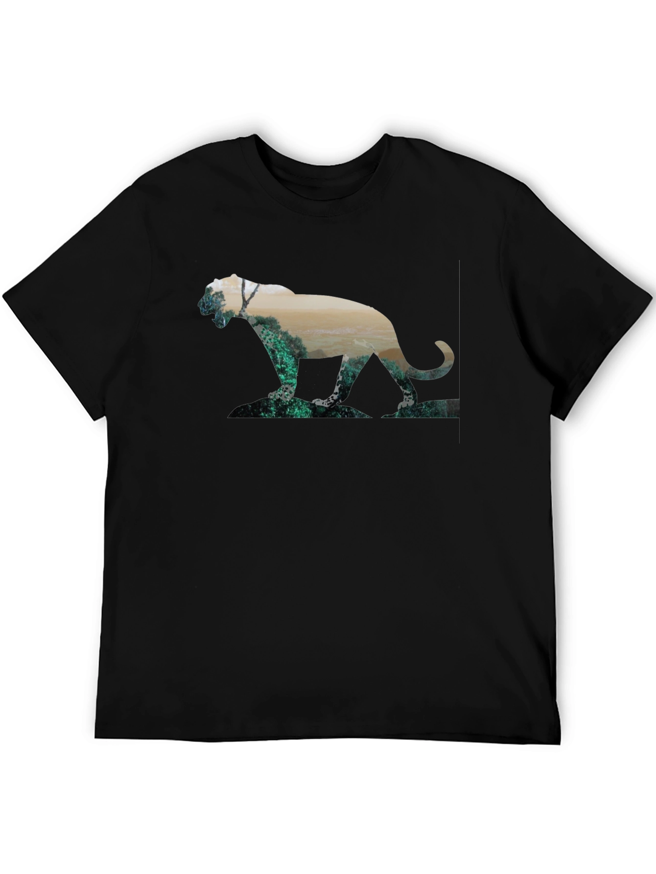 Nature Panther Black T-Shirt