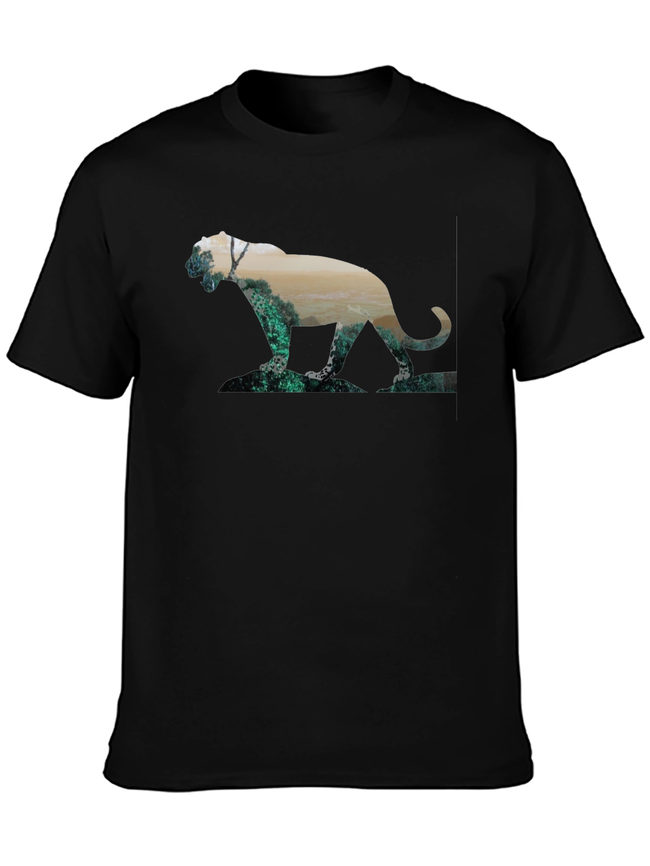 Nature Panther Black T-Shirt