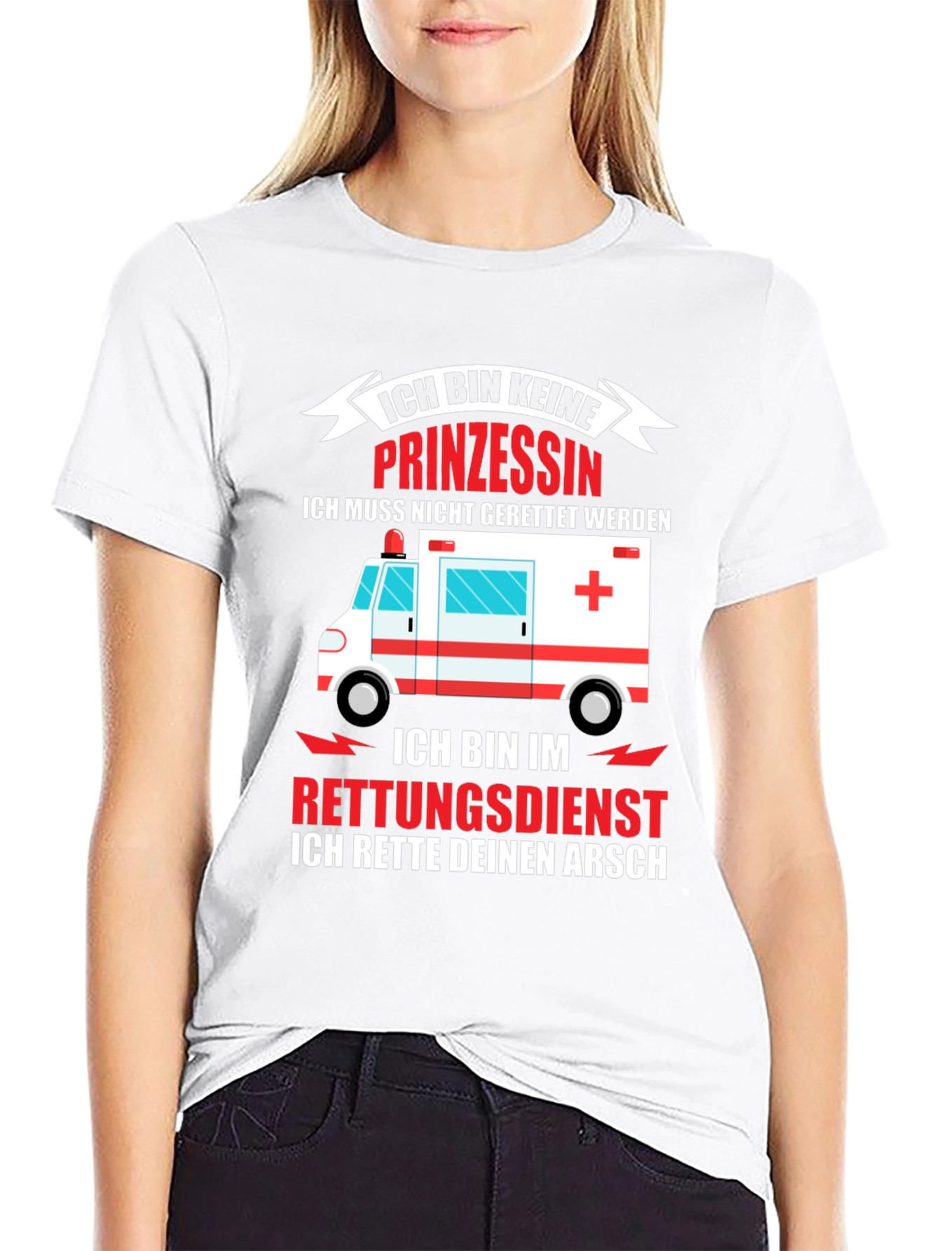 Funny Paramedic T-Shirt - I Rescue Your Ass