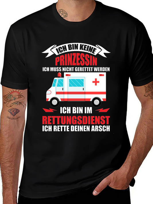 Funny Paramedic T-Shirt - I Rescue Your Ass