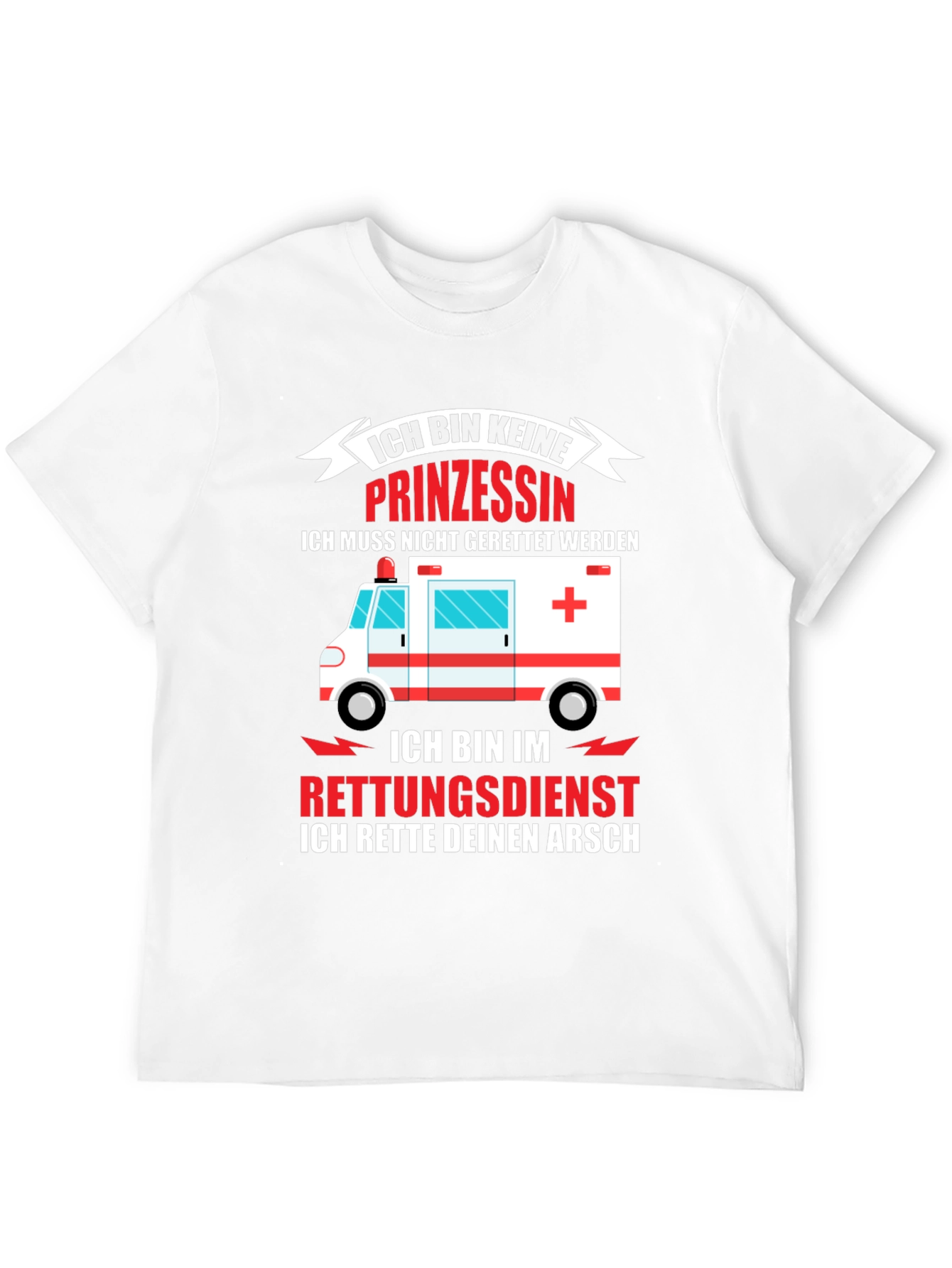 Funny Paramedic T-Shirt - I Rescue Your Ass