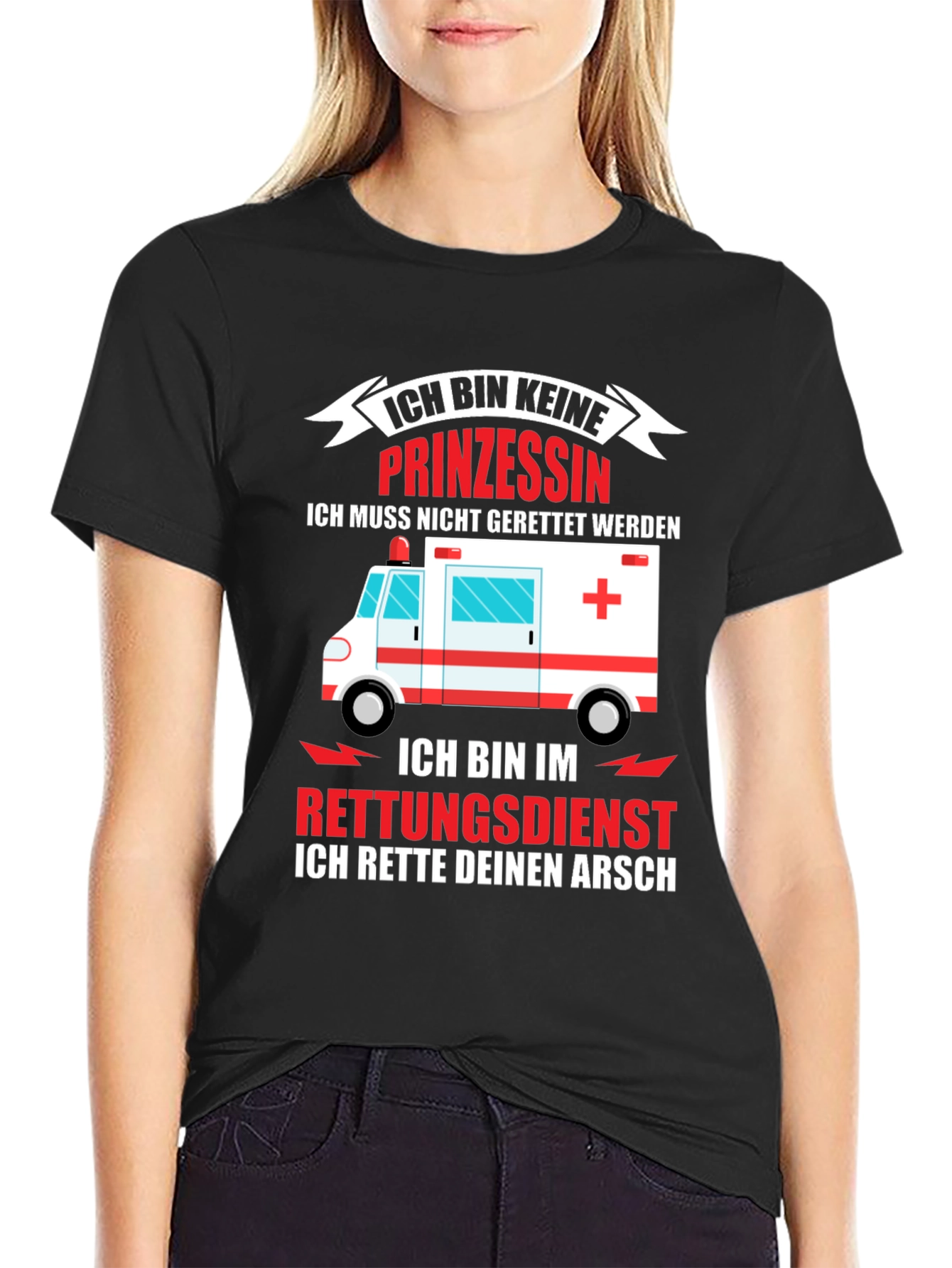 Funny Paramedic T-Shirt - I Rescue Your Ass