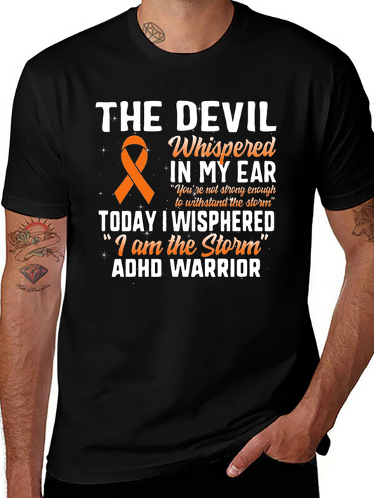 ADHD Warrior T-Shirt Devil Whisperer