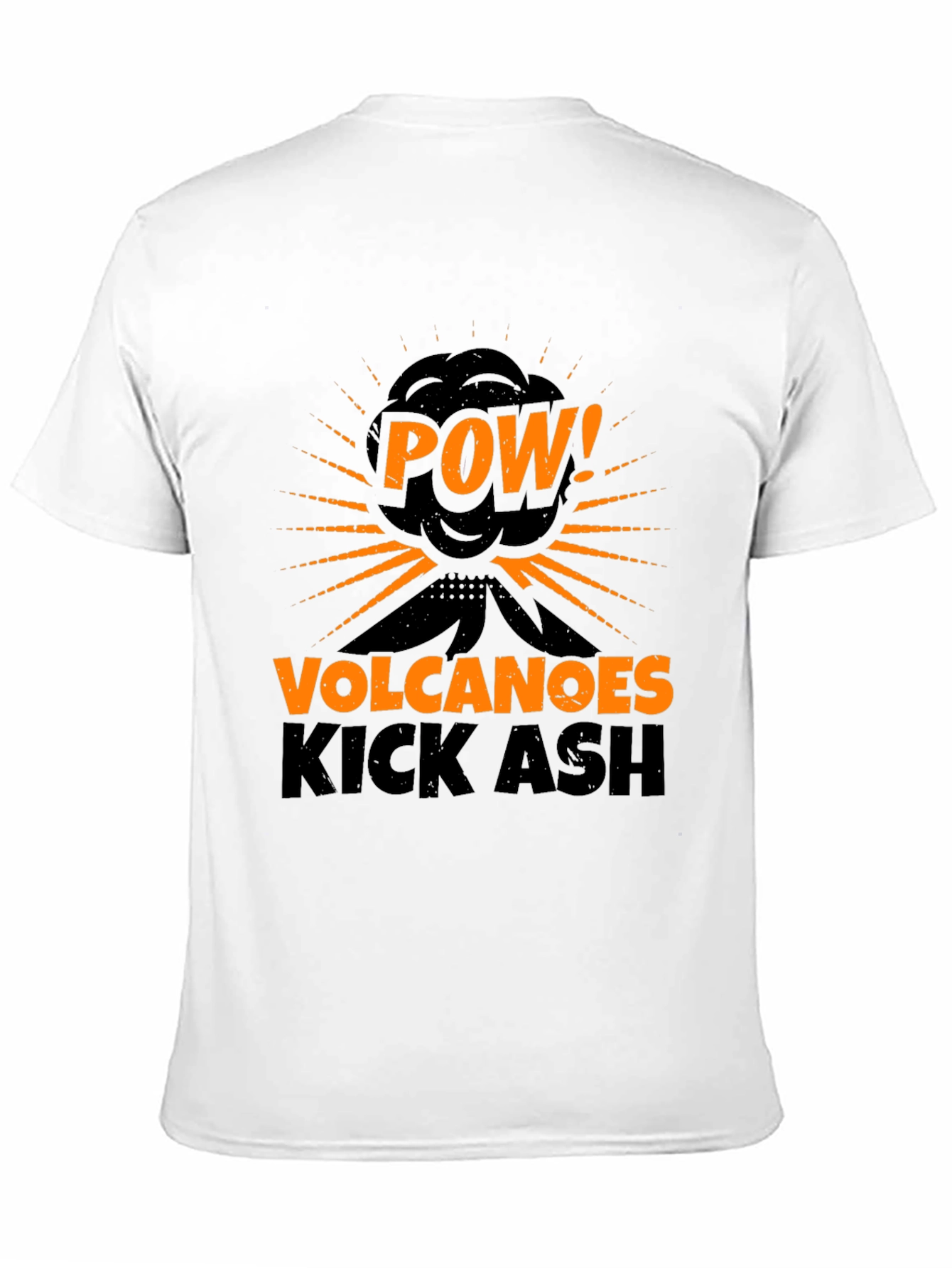Volcanoes Kick Ash T-Shirt - POW! Graphic Tee