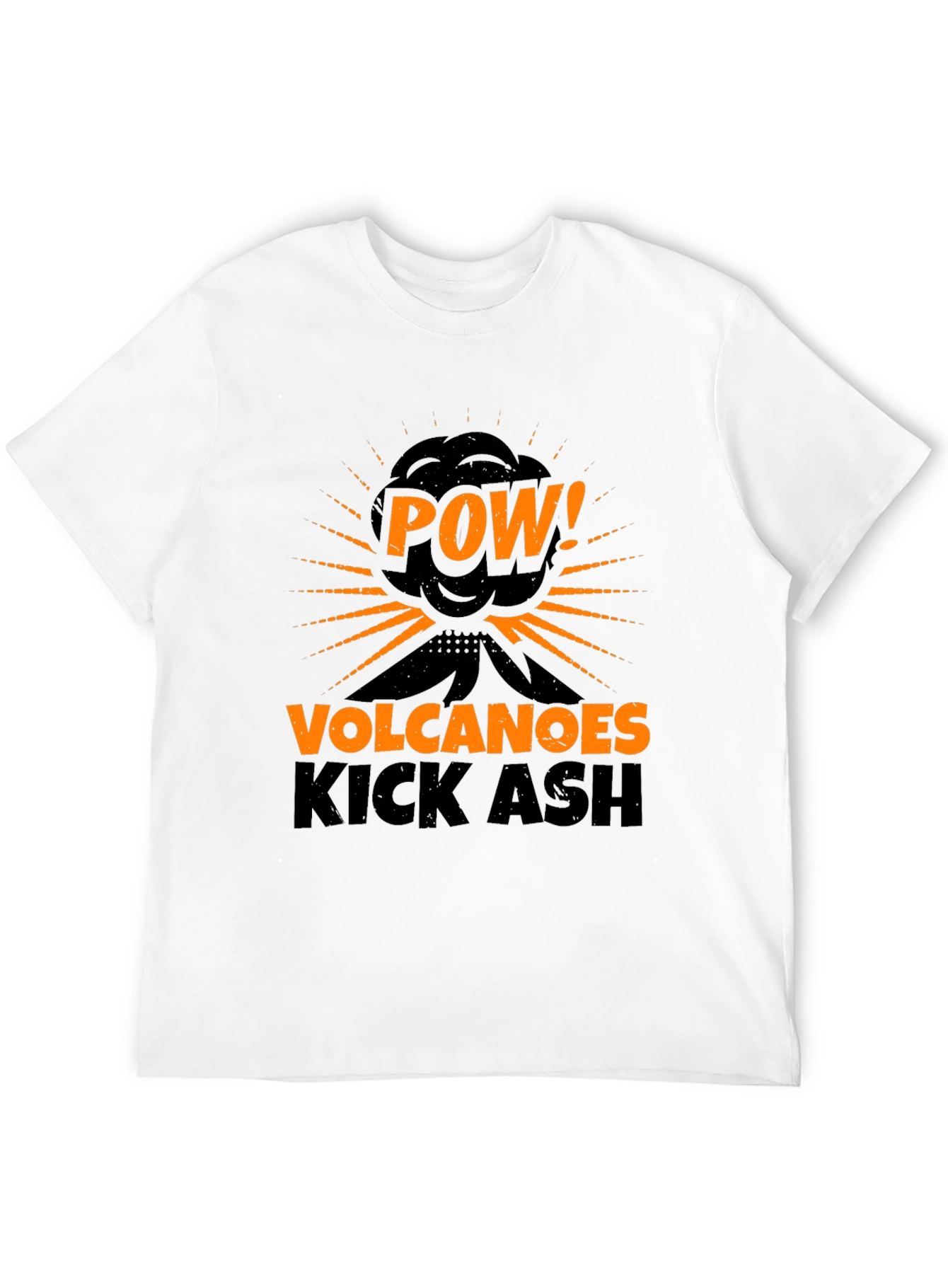 Volcanoes Kick Ash T-Shirt - POW! Graphic Tee