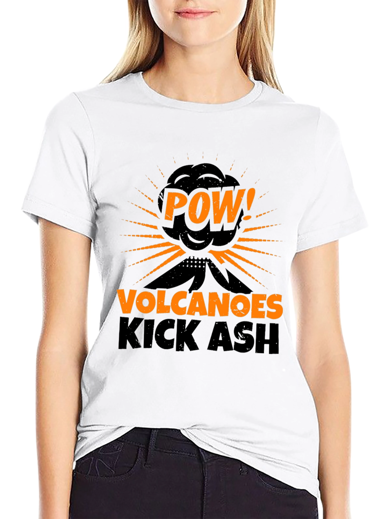 Volcanoes Kick Ash T-Shirt - POW! Graphic Tee