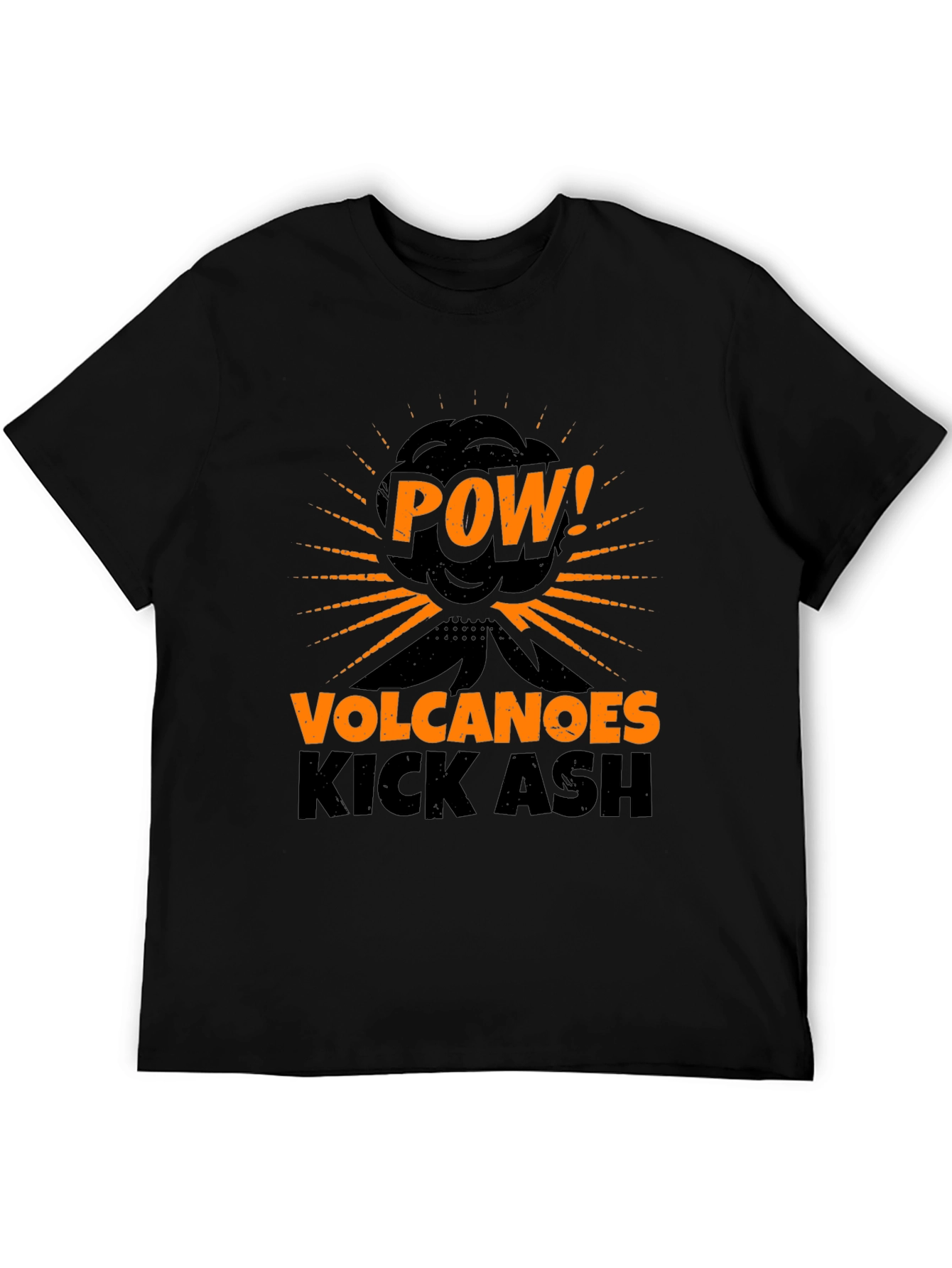 Volcanoes Kick Ash T-Shirt - POW! Graphic Tee
