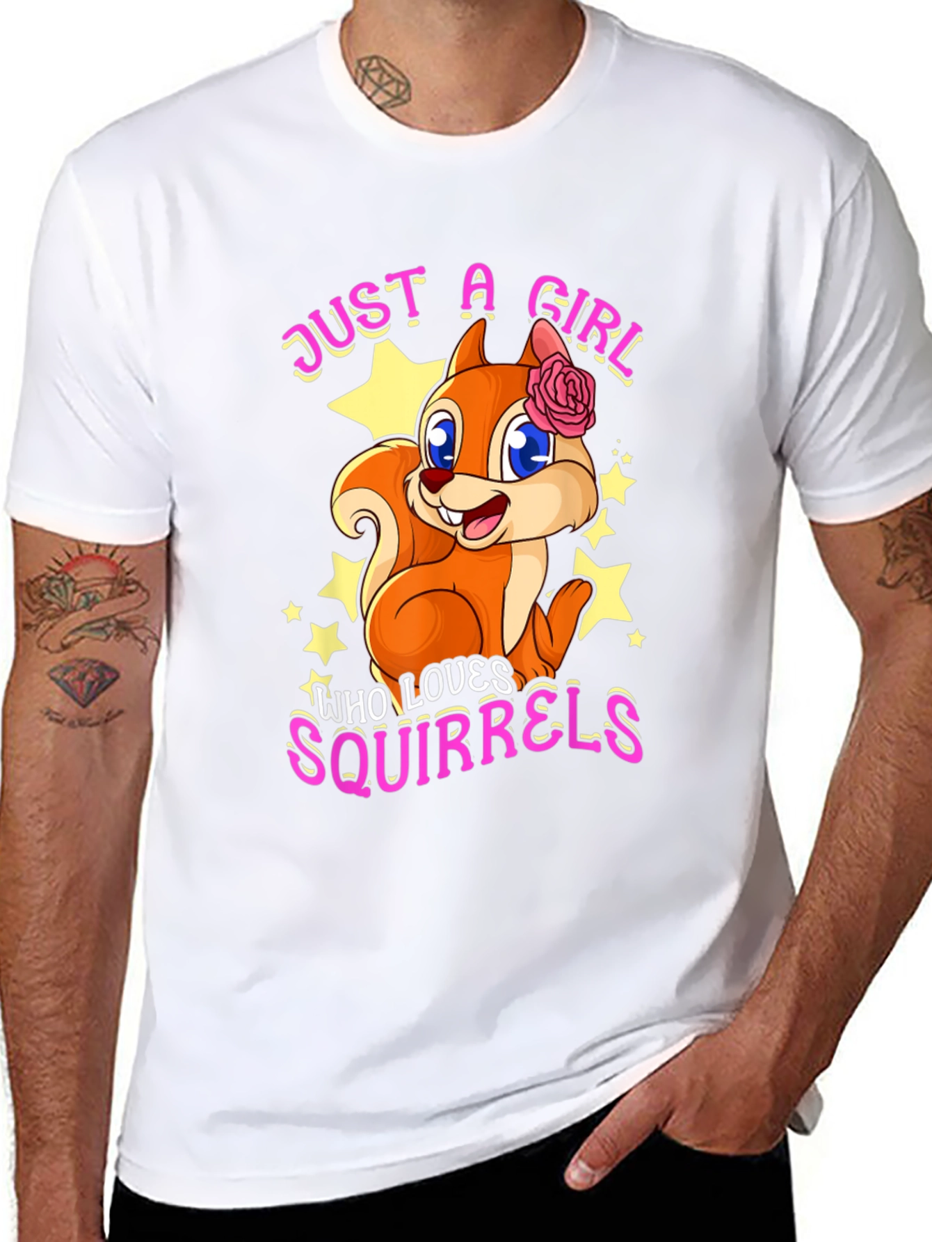 Just A Girl Who Loves Squirrels T-Shirt