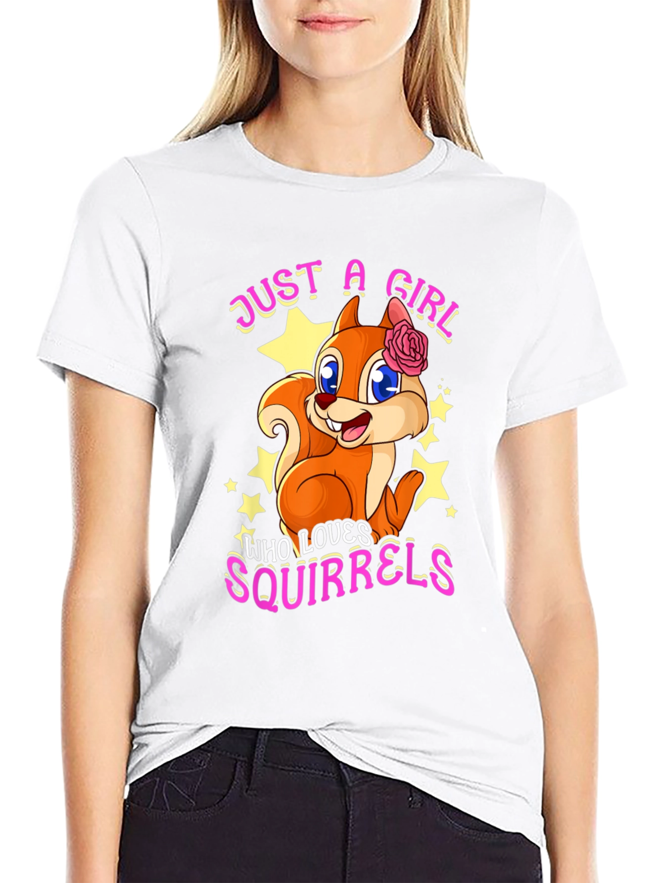 Just A Girl Who Loves Squirrels T-Shirt