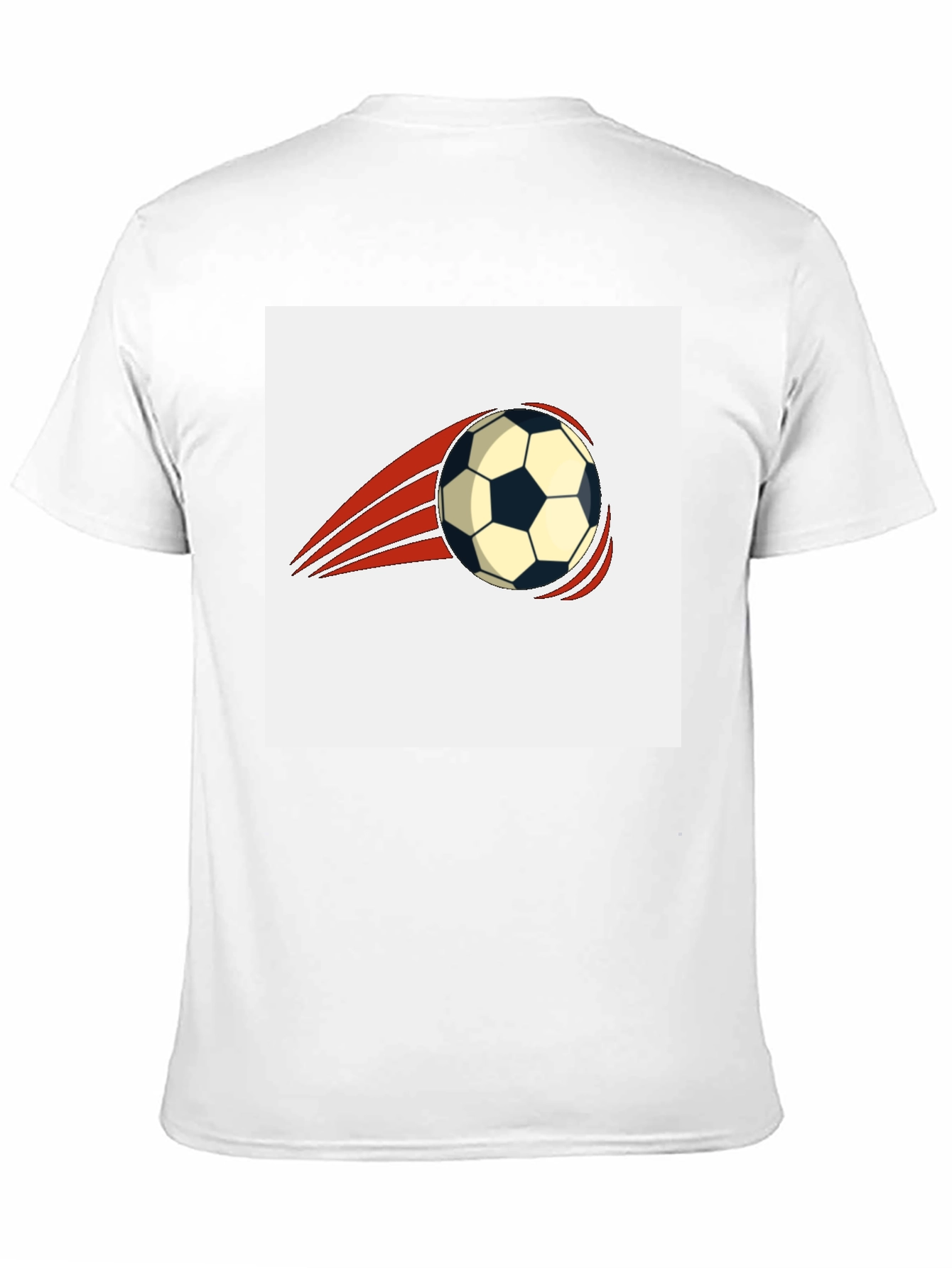 Soccer Ball Graphic Tee - Black