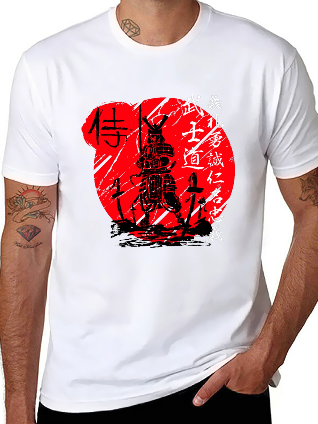 Samurai Bushido T-Shirt Japanese Warrior Graphic Tee