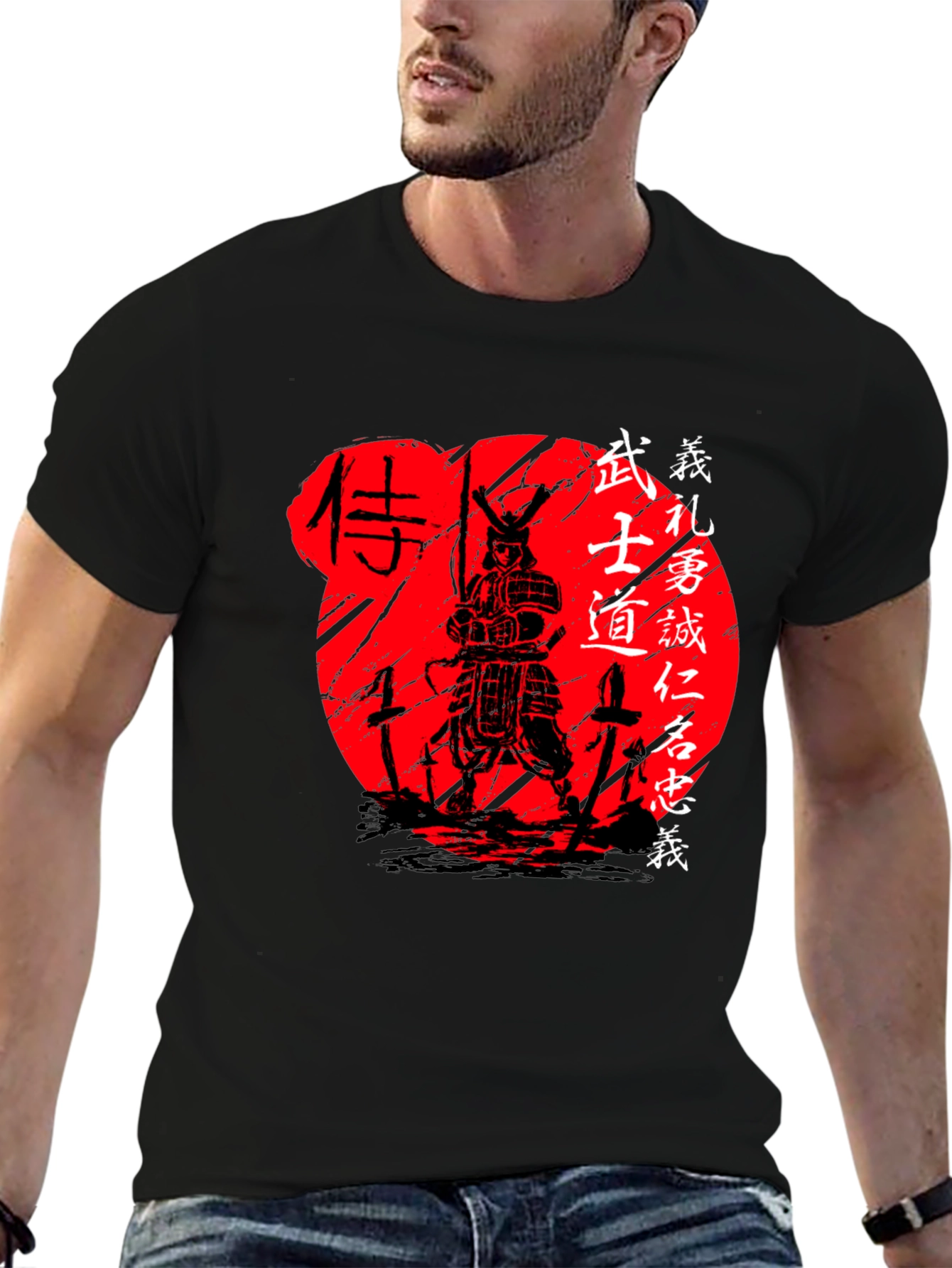 Samurai Bushido T-Shirt Japanese Warrior Graphic Tee
