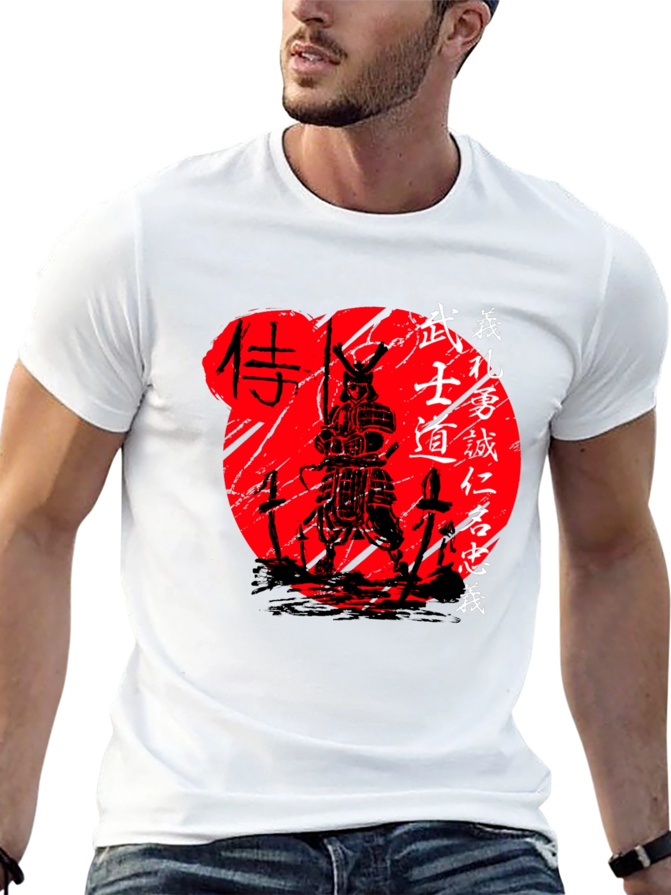 Samurai Bushido T-Shirt Japanese Warrior Graphic Tee