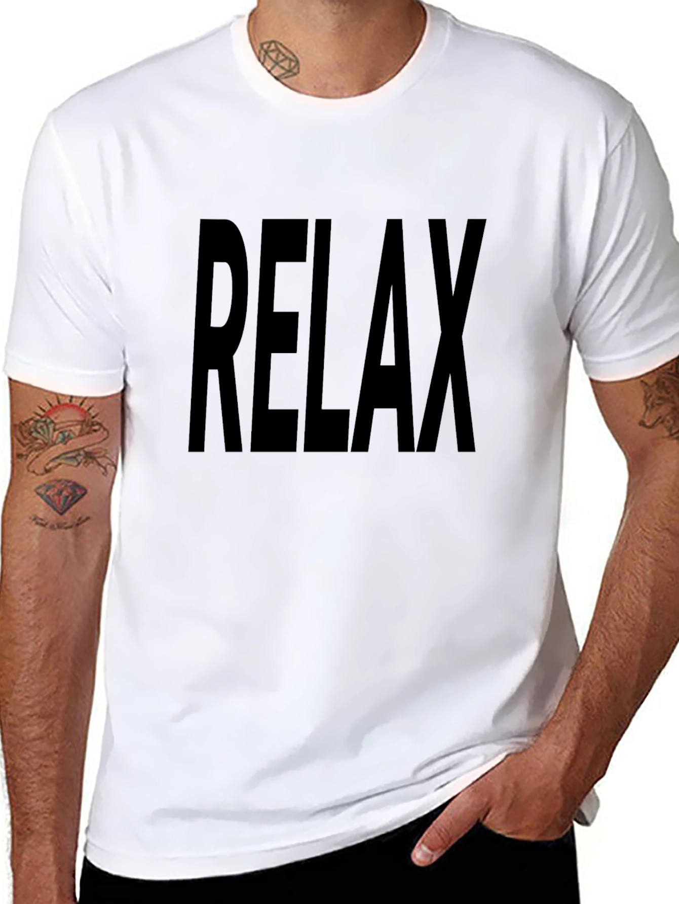 Relax Black T-Shirt