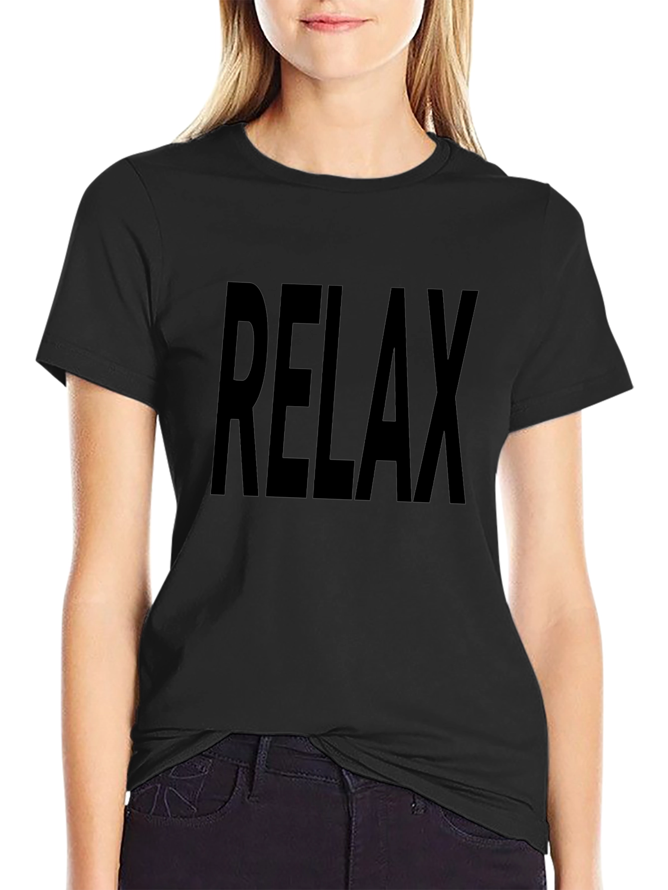Relax Black T-Shirt