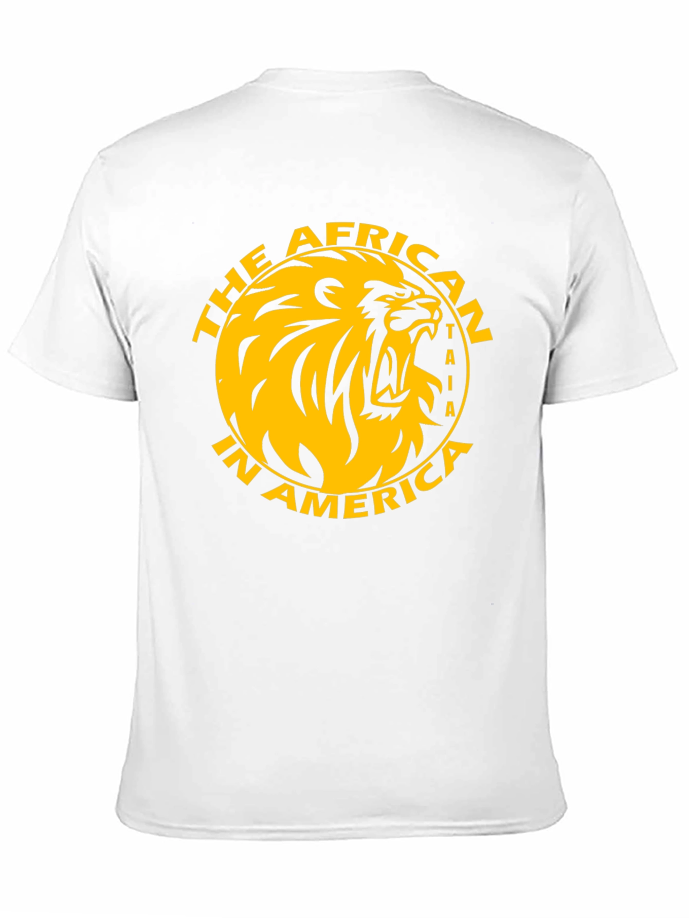The African T-Shirt Lion Graphic Tee