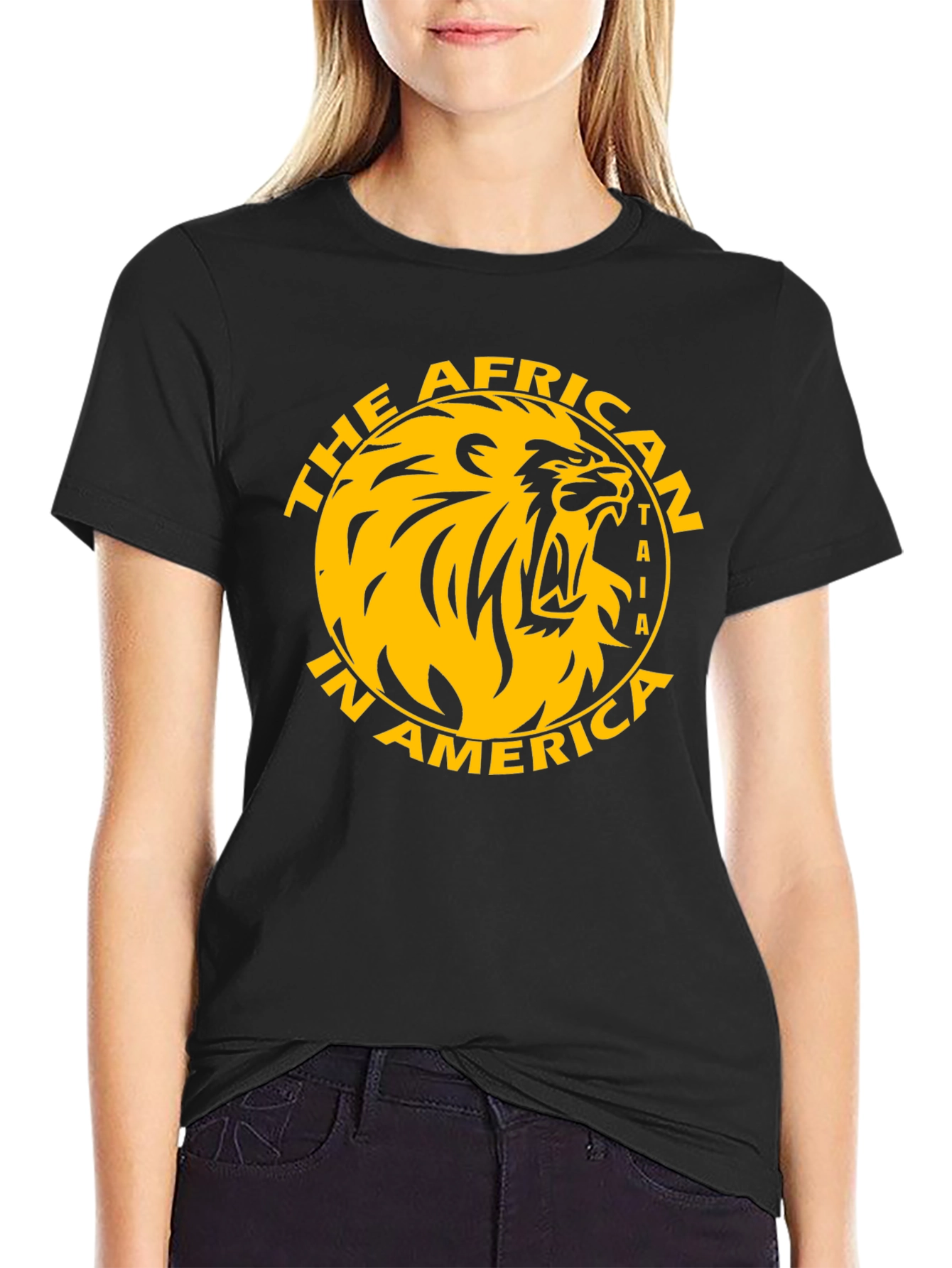 The African T-Shirt Lion Graphic Tee