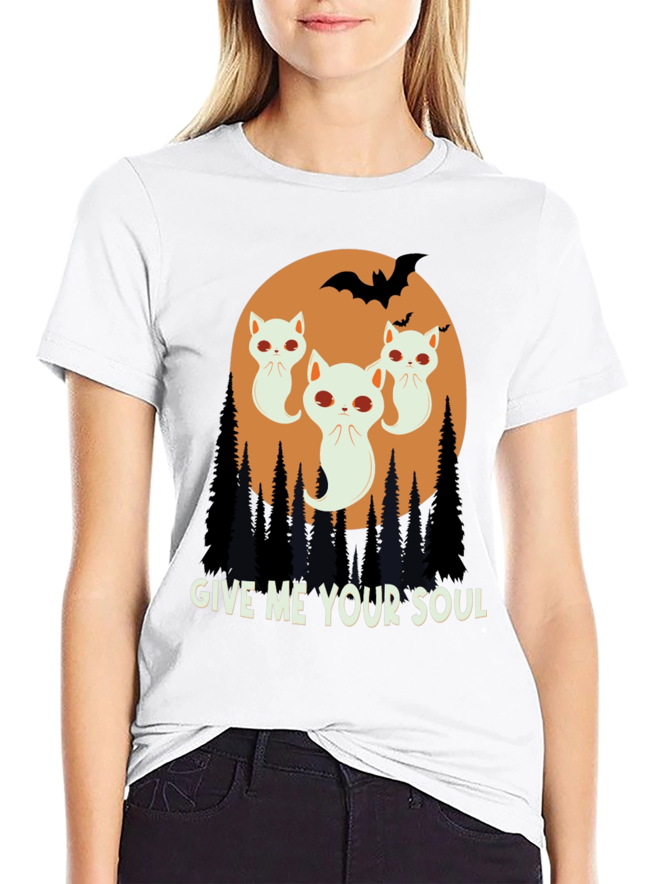 Halloween Cats Soul T-Shirt