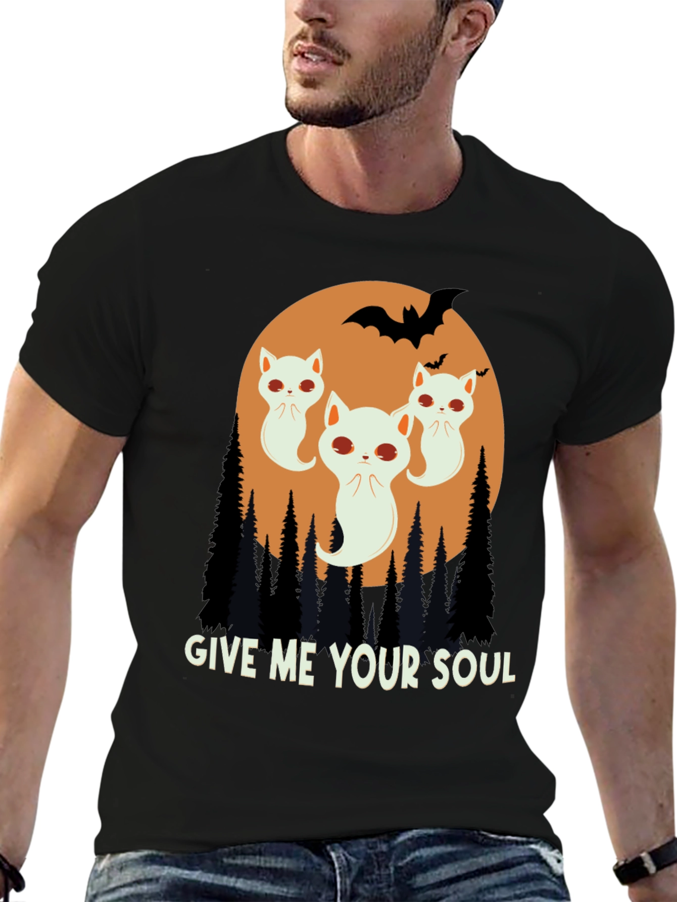 Halloween Cats Soul T-Shirt